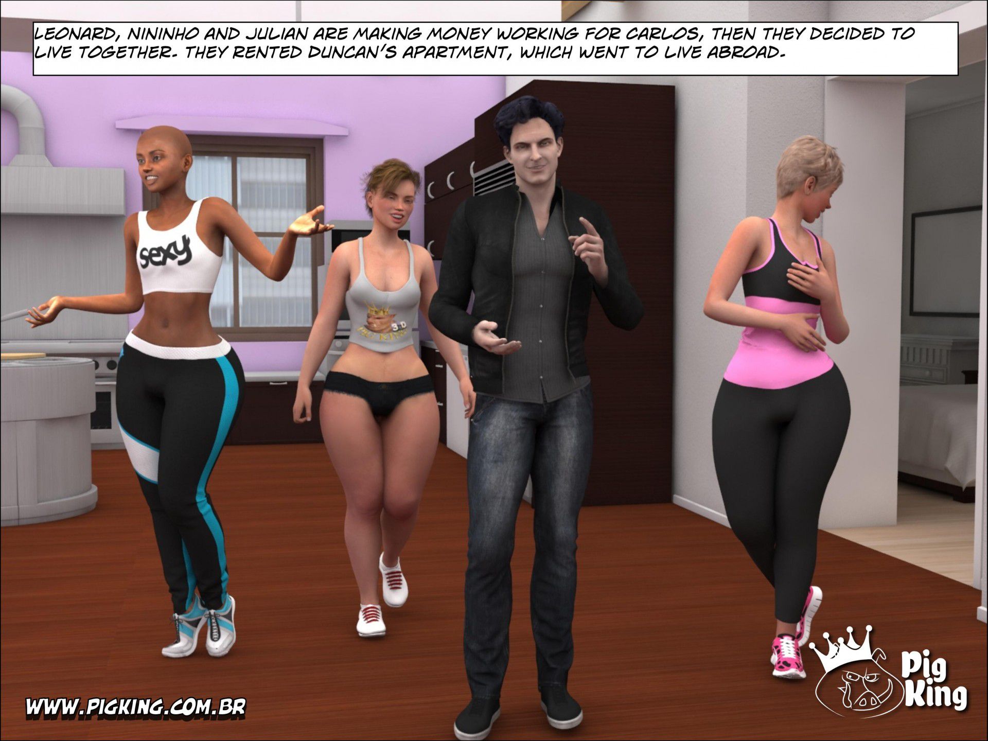 Living Together – Nininho, Julian [PigKing] 1 . Living Together - Nininho, Carlos - Chapter 1 [PigKing] – page 2
