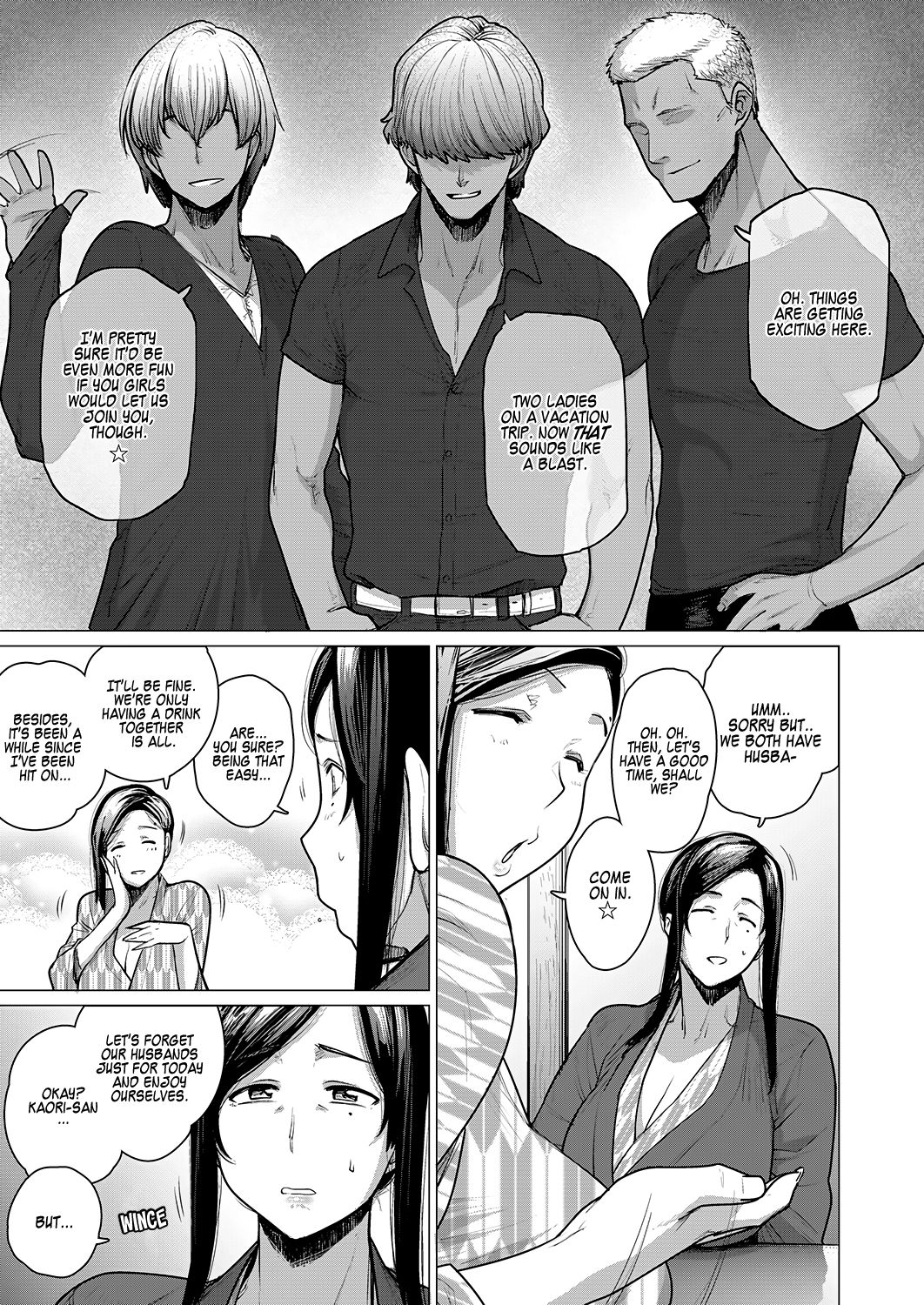 Picking Up Married Women At The NTR Hot Springs [Etuzan Jakusui] 1 . Picking Up Married Women At The NTR Hot Springs - Mating At The Trip Destination - Chapter 1 [Etuzan Jakusui] – page 5