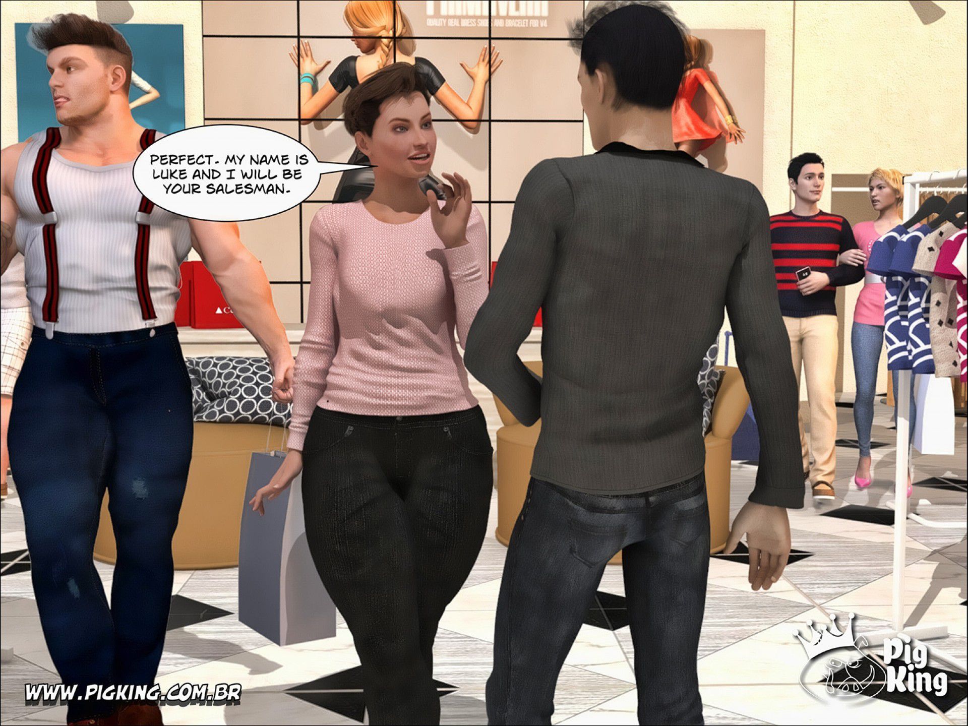It’s For My Wife – Luke [PigKing] 1 . It's For My Wife - Luke, Carlos - Chapter 1 [PigKing] – page 4