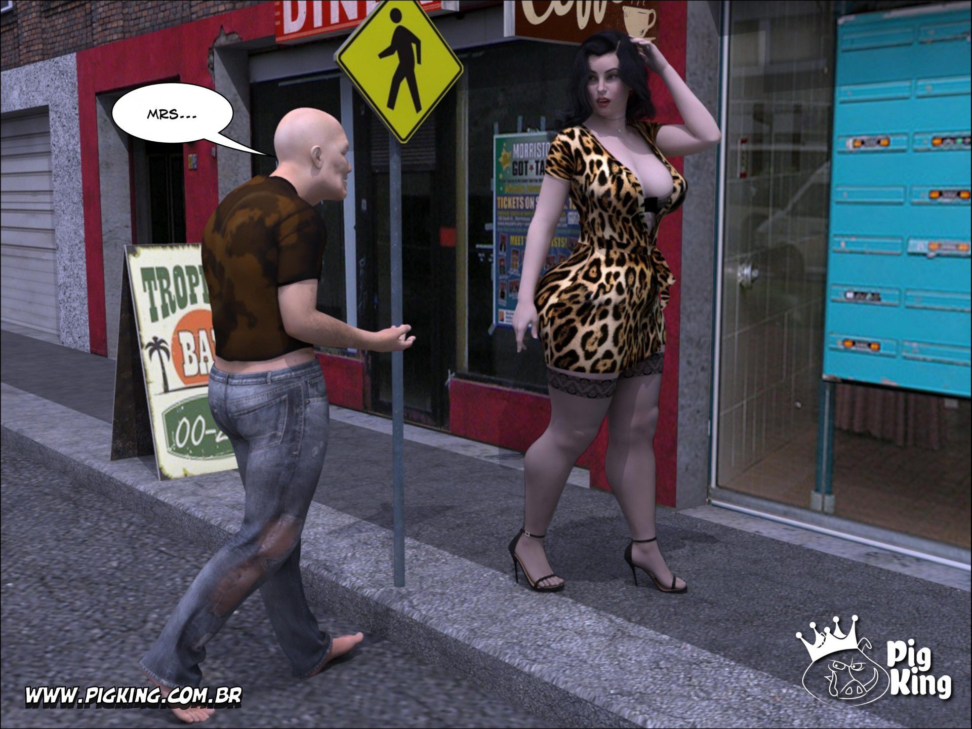 Rush Hour – Brigitte [PigKing] 3 . The Lady Of The Subway - Brigitte - Chapter 2 [PigKing] – page 4
