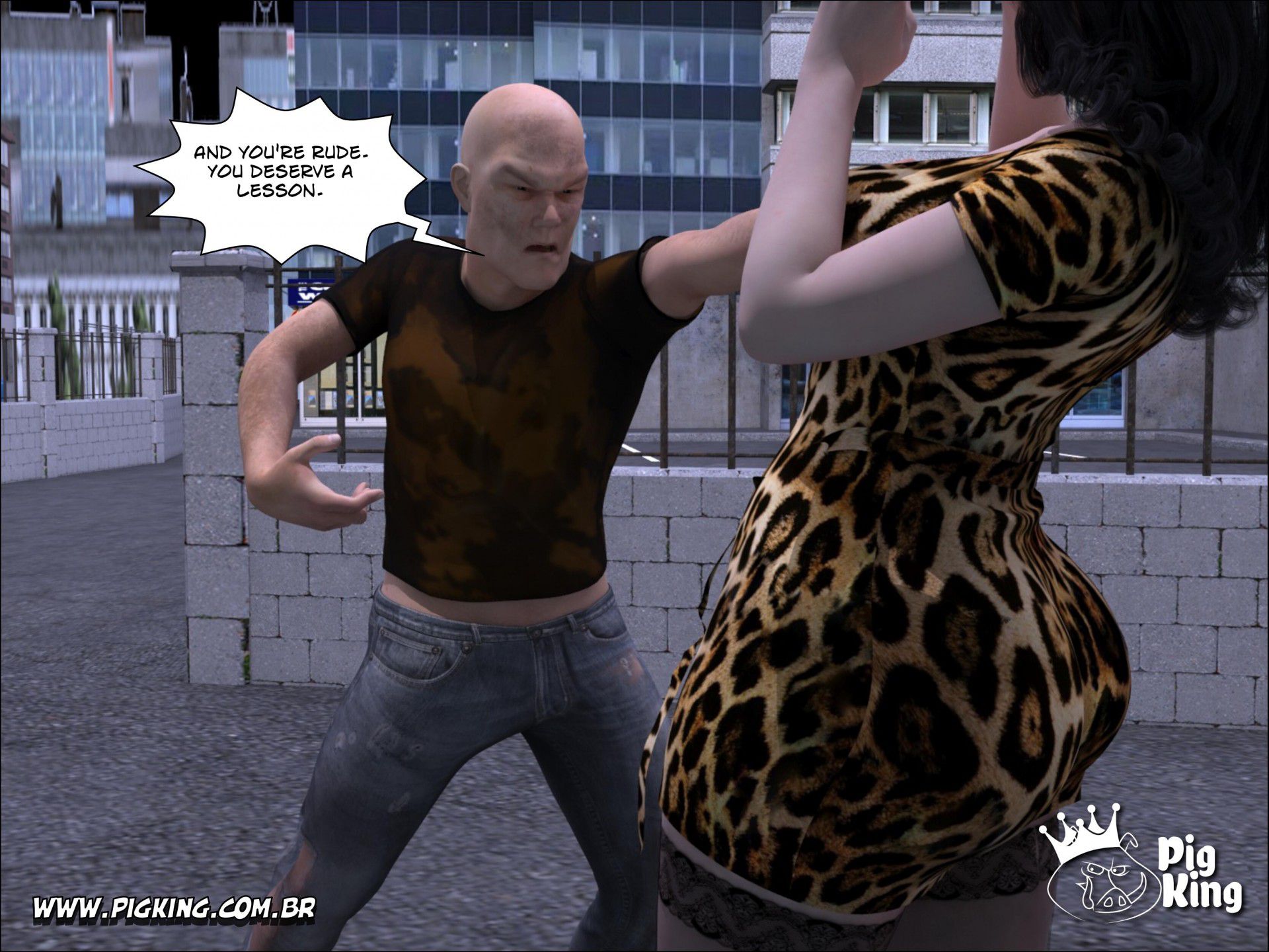 Rush Hour – Brigitte [PigKing] 3 . The Lady Of The Subway - Brigitte - Chapter 2 [PigKing] – page 8