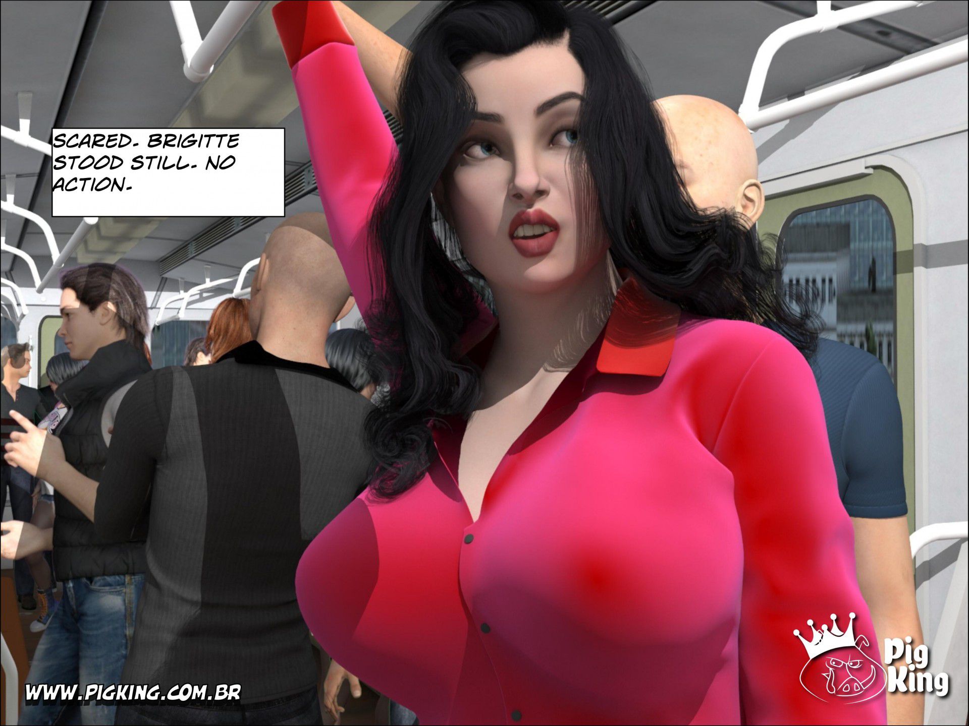 Rush Hour – Brigitte [PigKing] 1 . Rush Hour - Brigitte, Dick - Chapter 1 [PigKing] – page 6