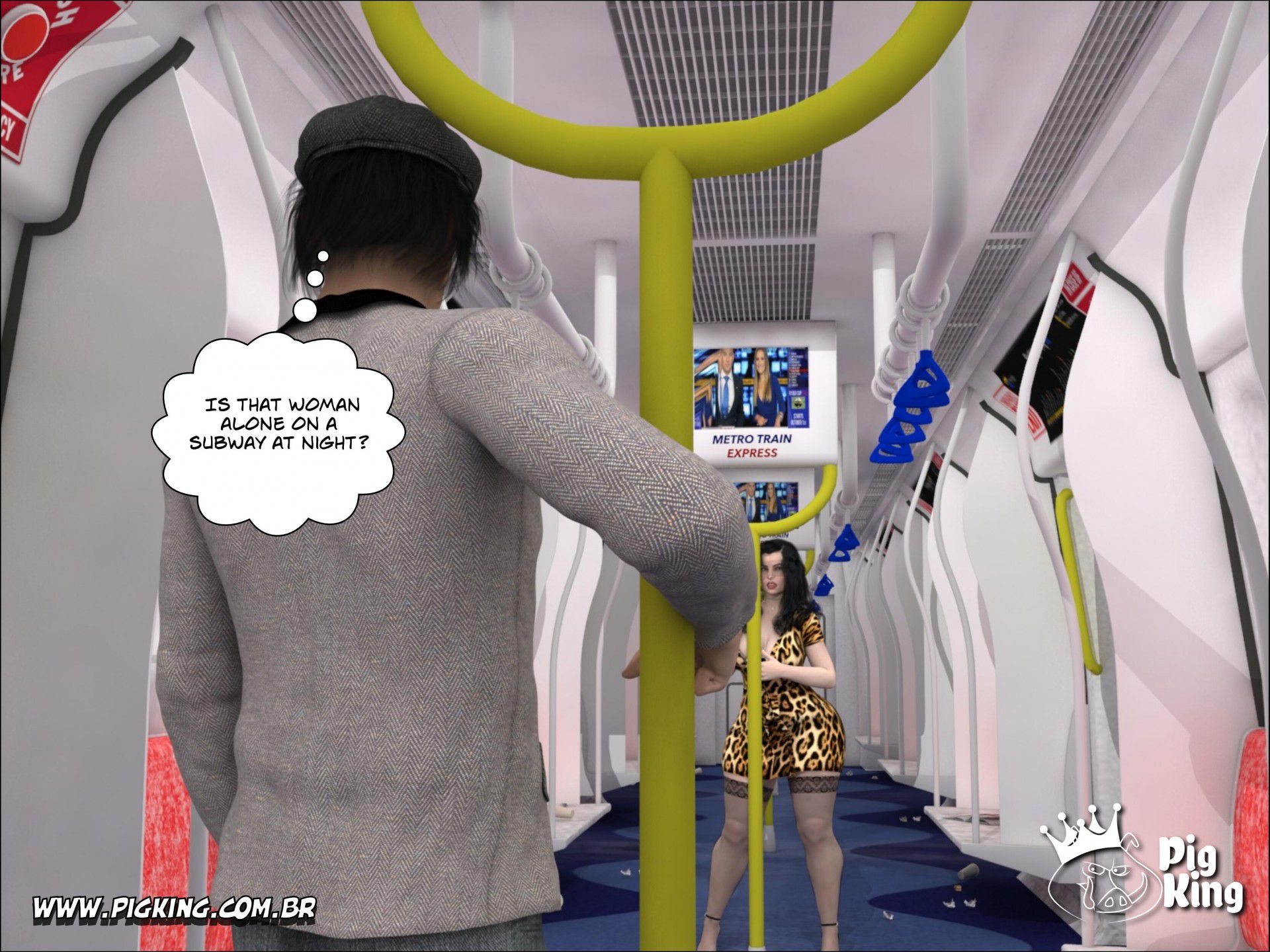 Rush Hour – Brigitte [PigKing] 2 . The Lady Of The Subway - Brigitte - Chapter 1 [PigKing] – page 10