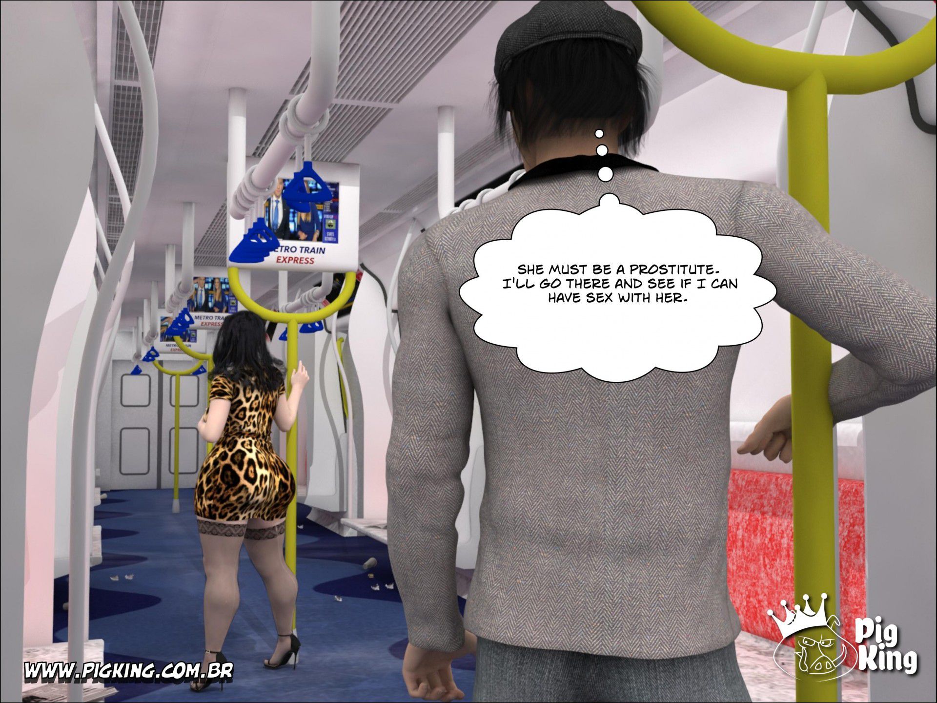 Rush Hour – Brigitte [PigKing] 2 . The Lady Of The Subway - Brigitte - Chapter 1 [PigKing] – page 11