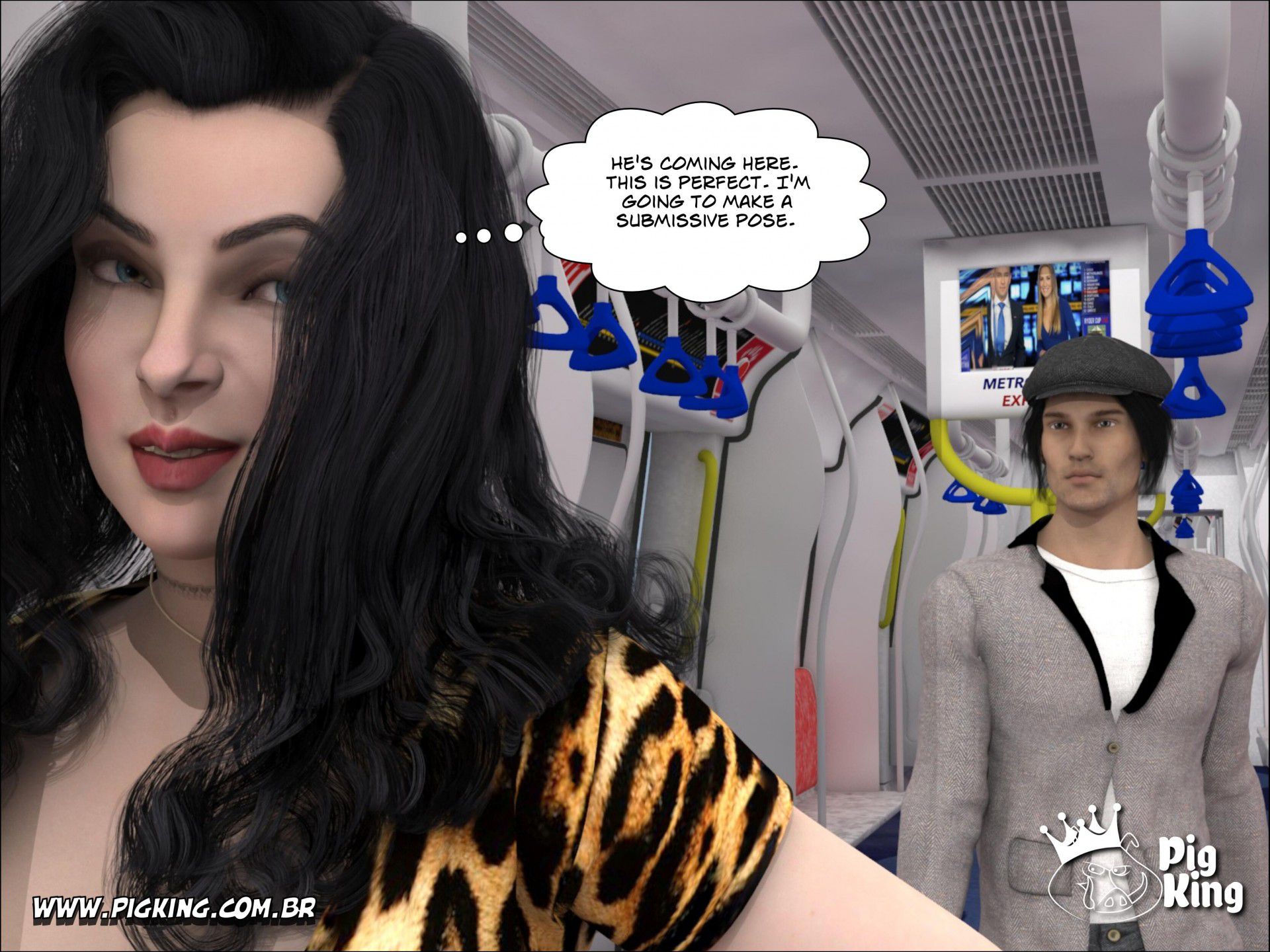 Rush Hour – Brigitte [PigKing] 2 . The Lady Of The Subway - Brigitte - Chapter 1 [PigKing] – page 13