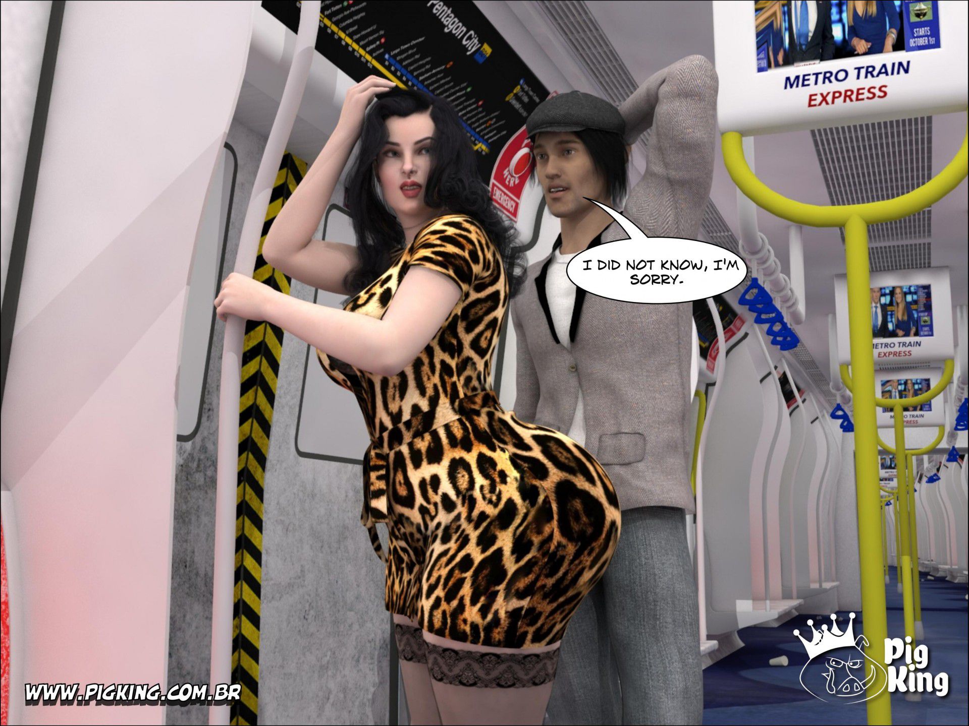 Rush Hour – Brigitte [PigKing] 2 . The Lady Of The Subway - Brigitte - Chapter 1 [PigKing] – page 18