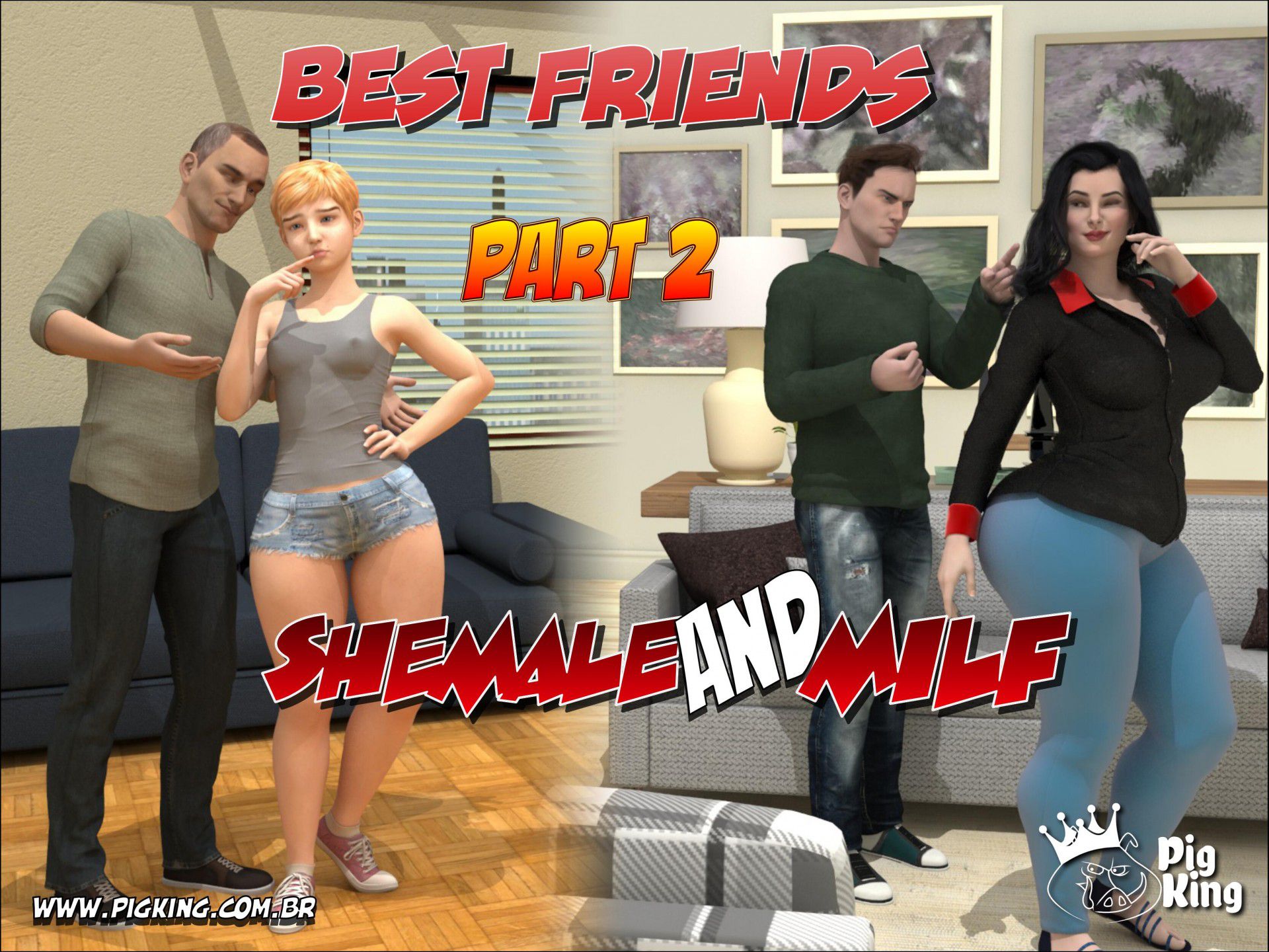 Best Friends – Margaret, Brigitte, Dominique [PigKing] 2 . Best Friends - Brigitte - Chapter 2 [PigKing] – page 1