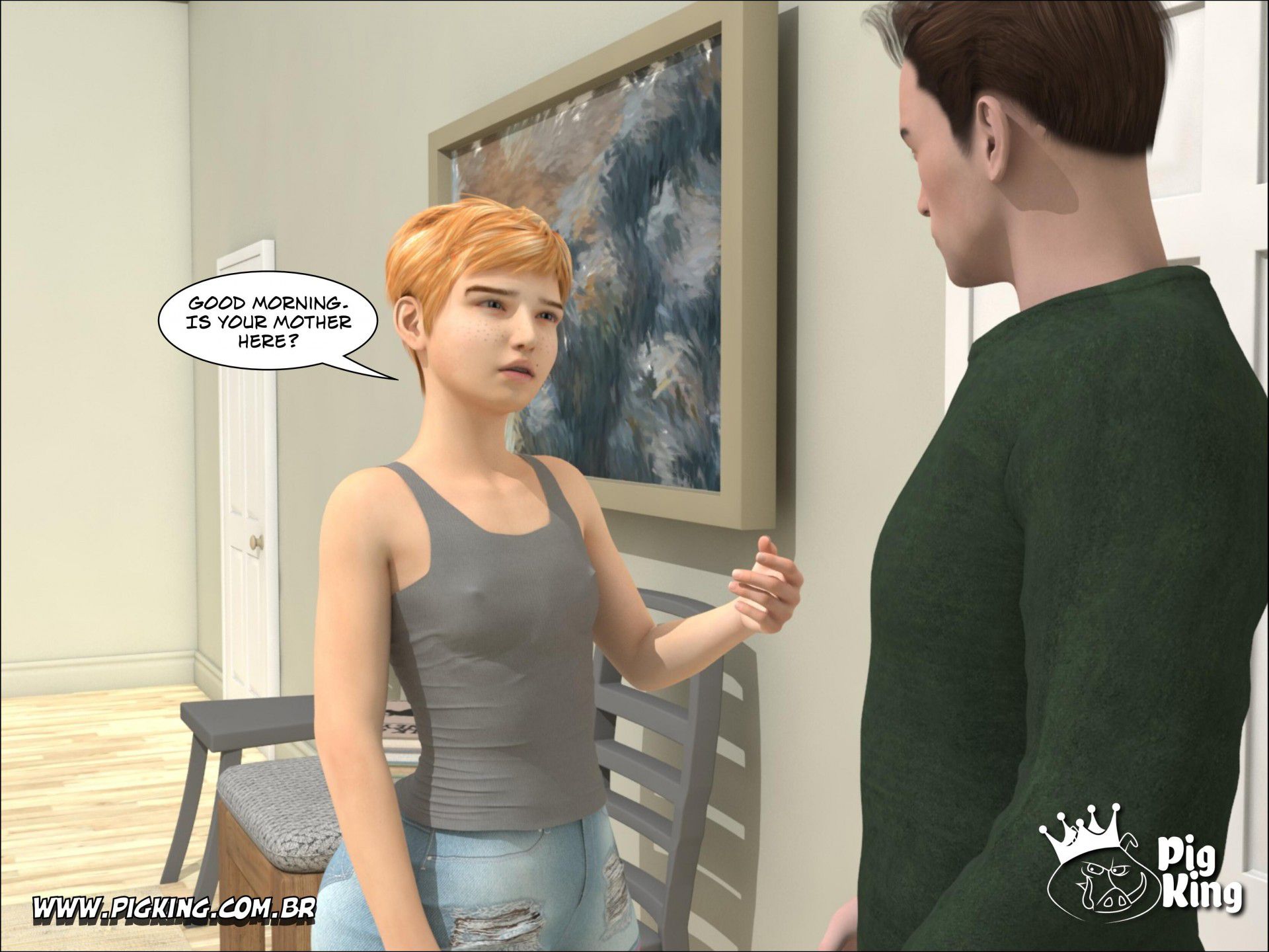 Best Friends – Margaret, Brigitte, Dominique [PigKing] 4 . Innocence - Dominique - Chapter 1 [PigKing] – page 2