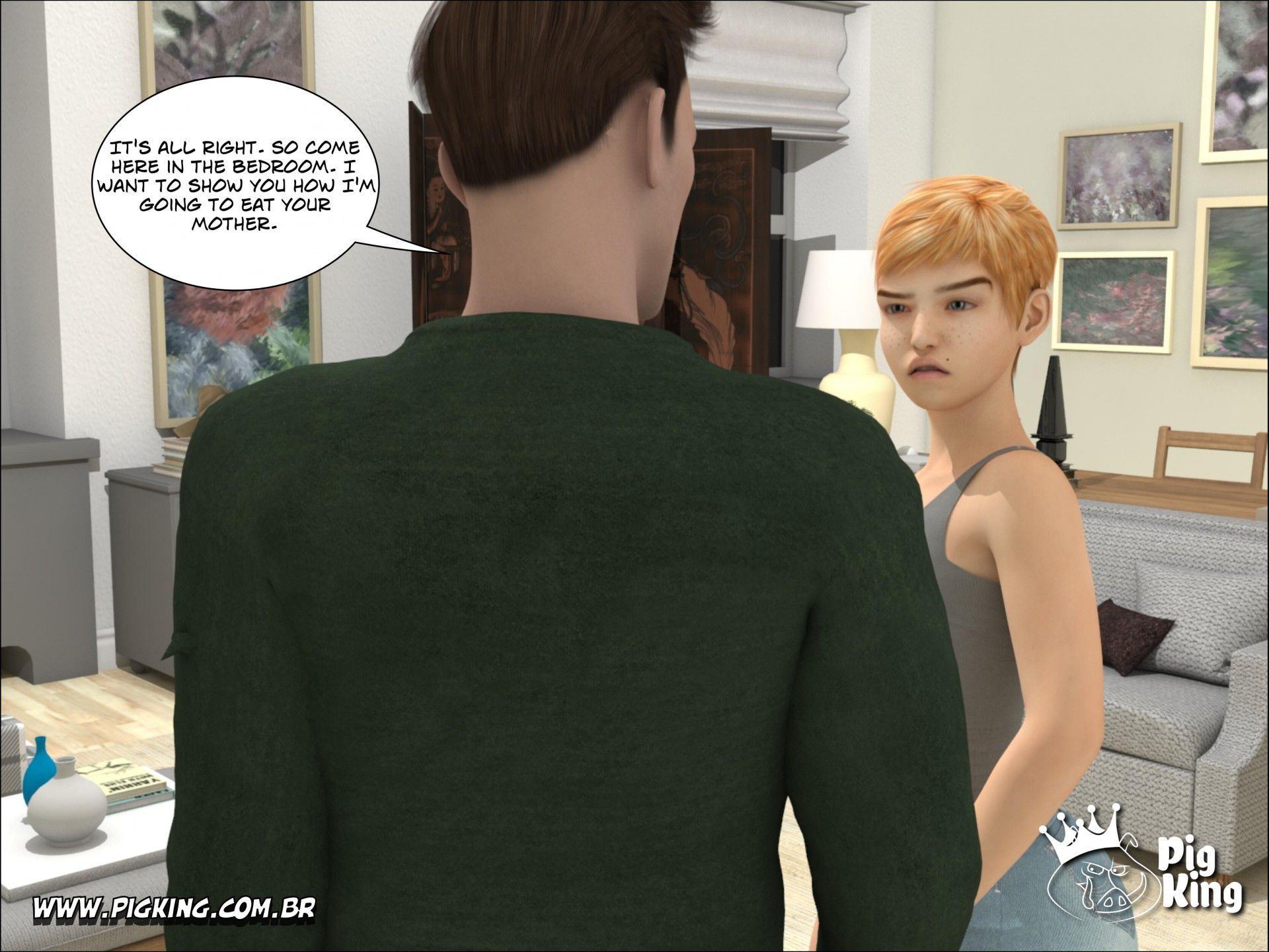 Best Friends – Margaret, Brigitte, Dominique [PigKing] 4 . Innocence - Dominique - Chapter 1 [PigKing] – page 9