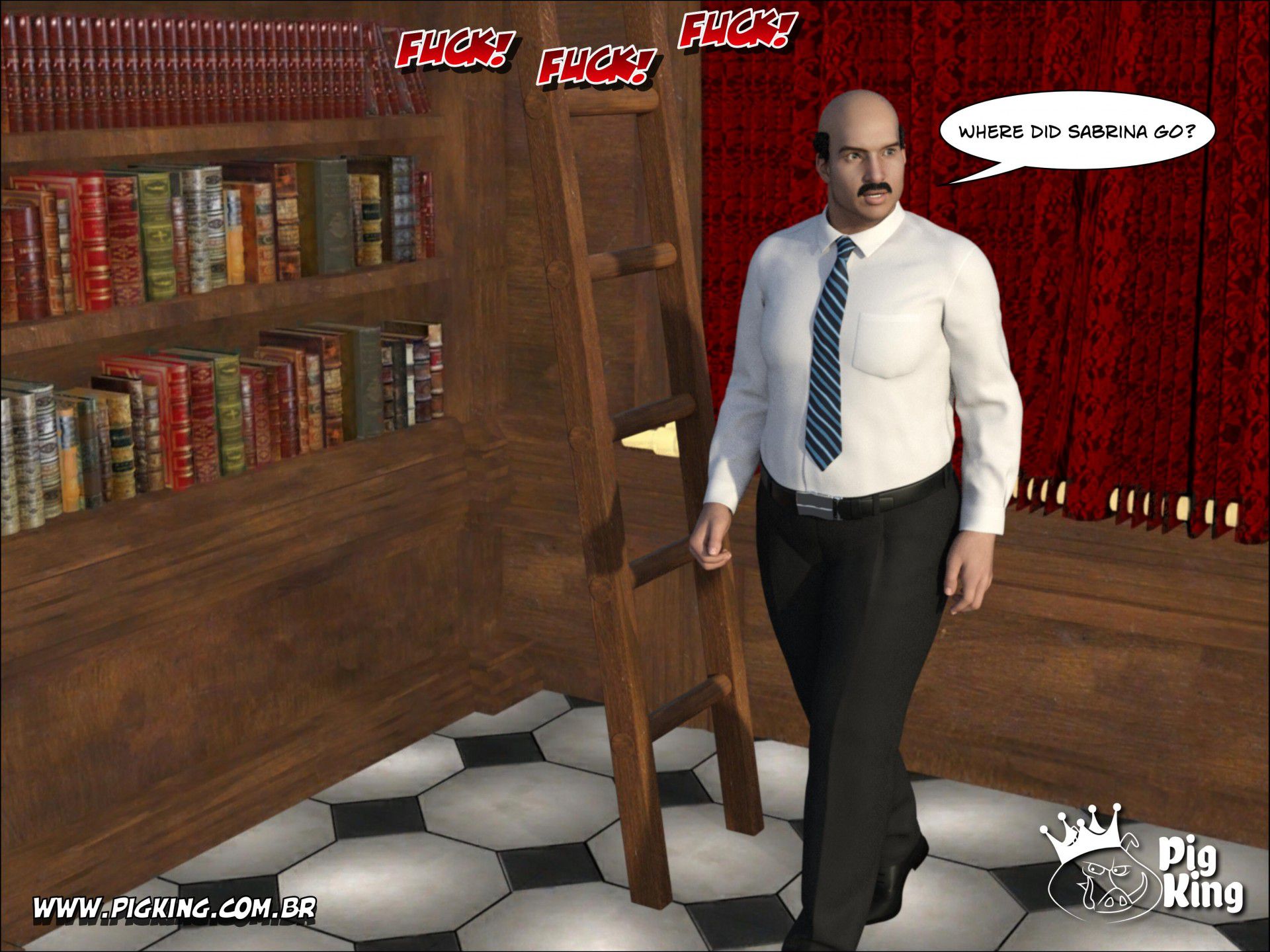Librarian – Sabrina [PigKing] 1 . Librarian - Sabrina - Chapter 1 [PigKing] – page 29