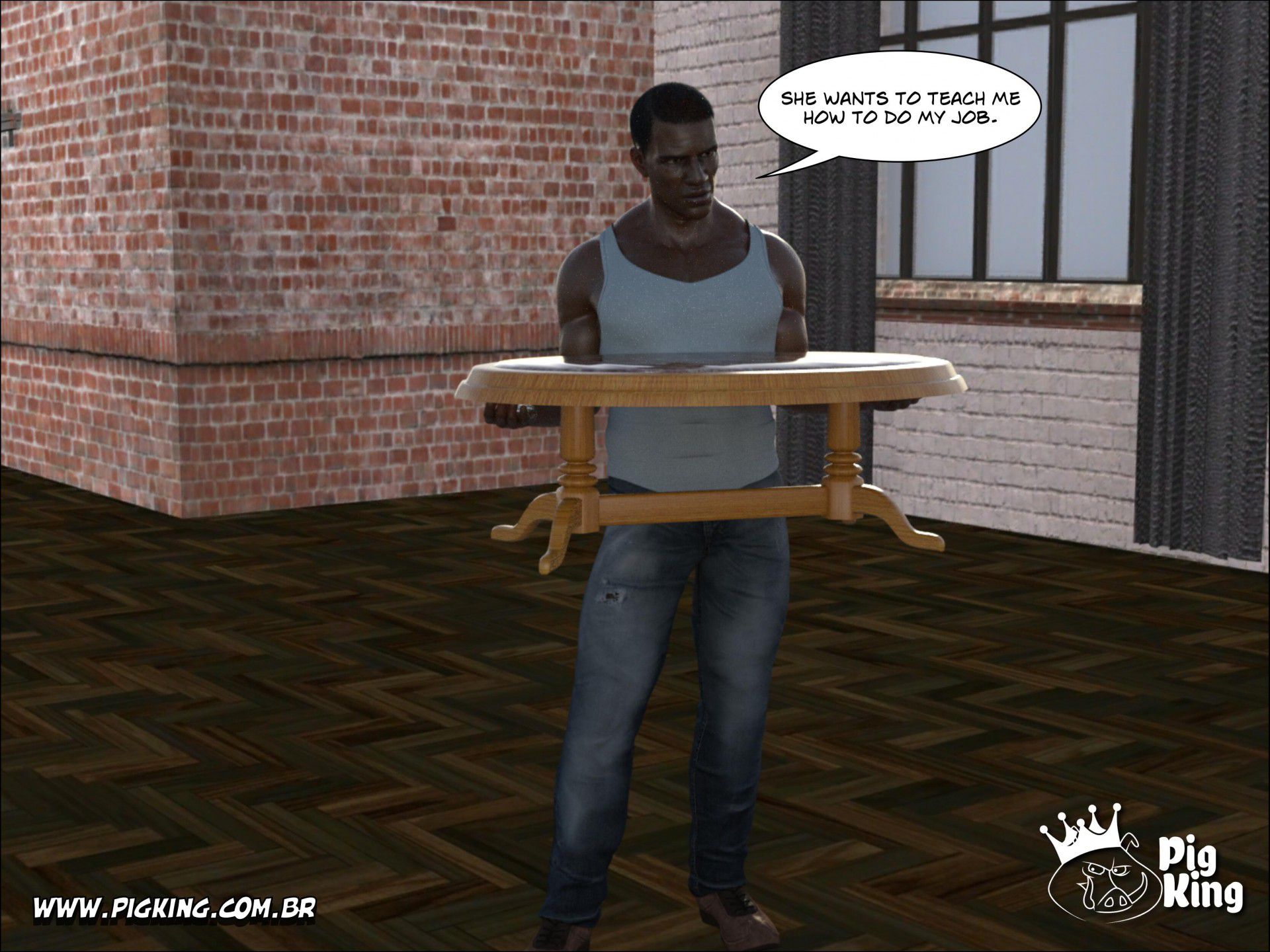 New House – Kit Ketlin [PigKing] 1 . New House - Kit Ketlin  - Chapter 1 [PigKing] – page 8