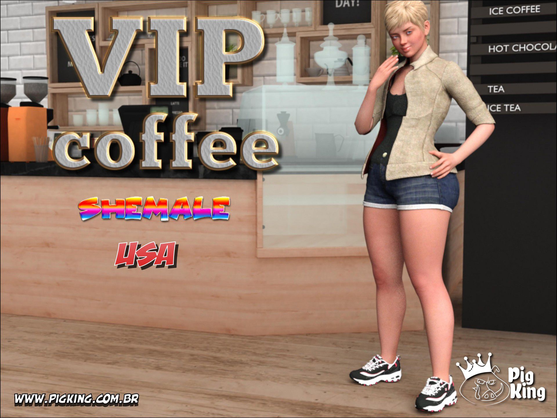 VIP Coffee – Leonard, Julian, Juan, Nininho [PigKing] 1 . VIP Coffee - Leonard - Chapter 1 [PigKing] – page 1