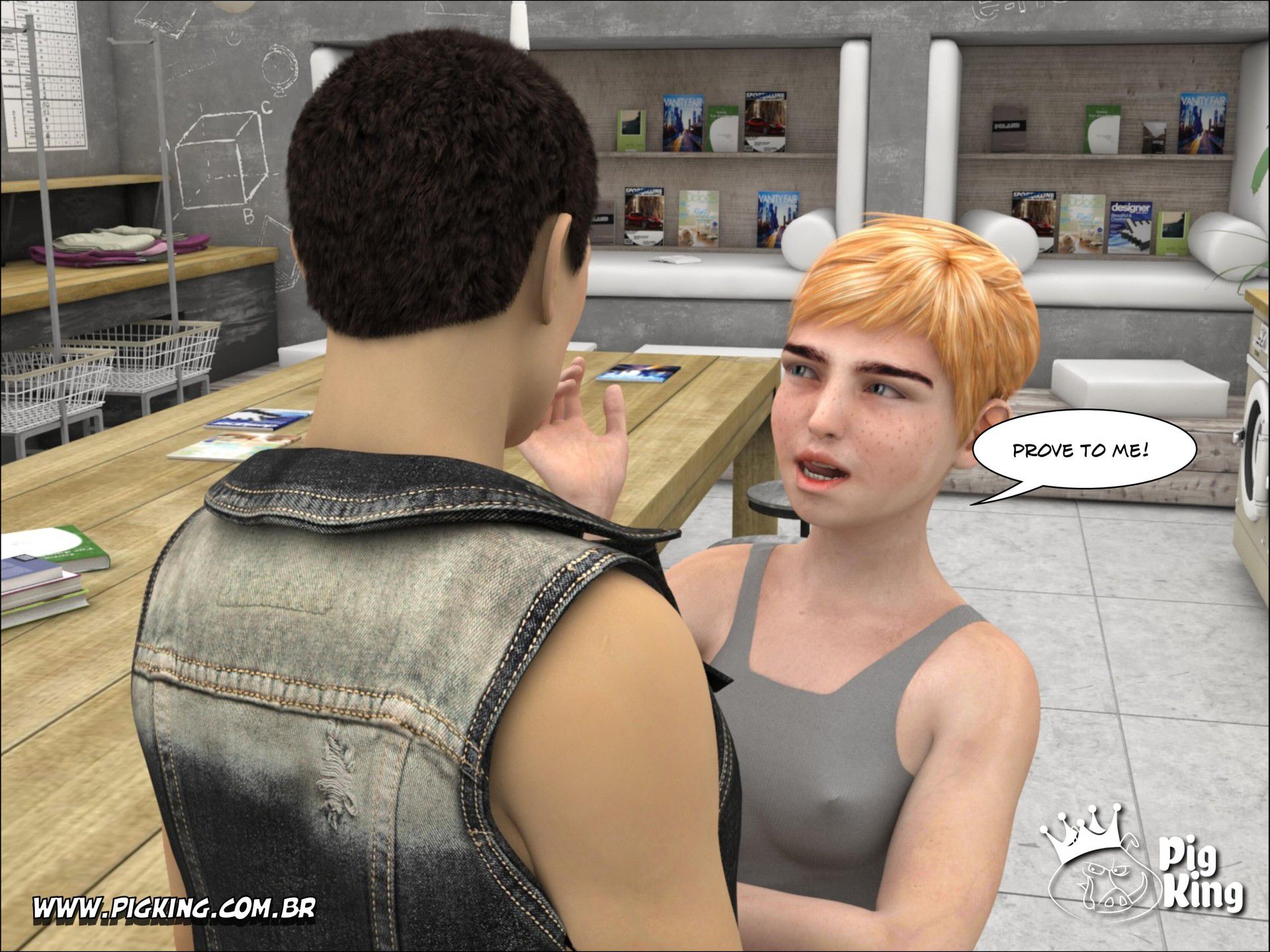 Coffee In The Laundry – Dominique [PigKing] 1 . Coffee In The Laundry - Dominique  - Chapter 1 [PigKing] – page 19