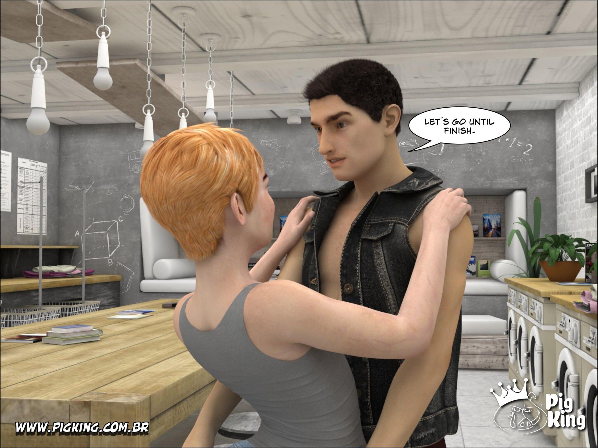 Coffee In The Laundry – Dominique [PigKing] 1 . Coffee In The Laundry - Dominique  - Chapter 1 [PigKing] – page 27