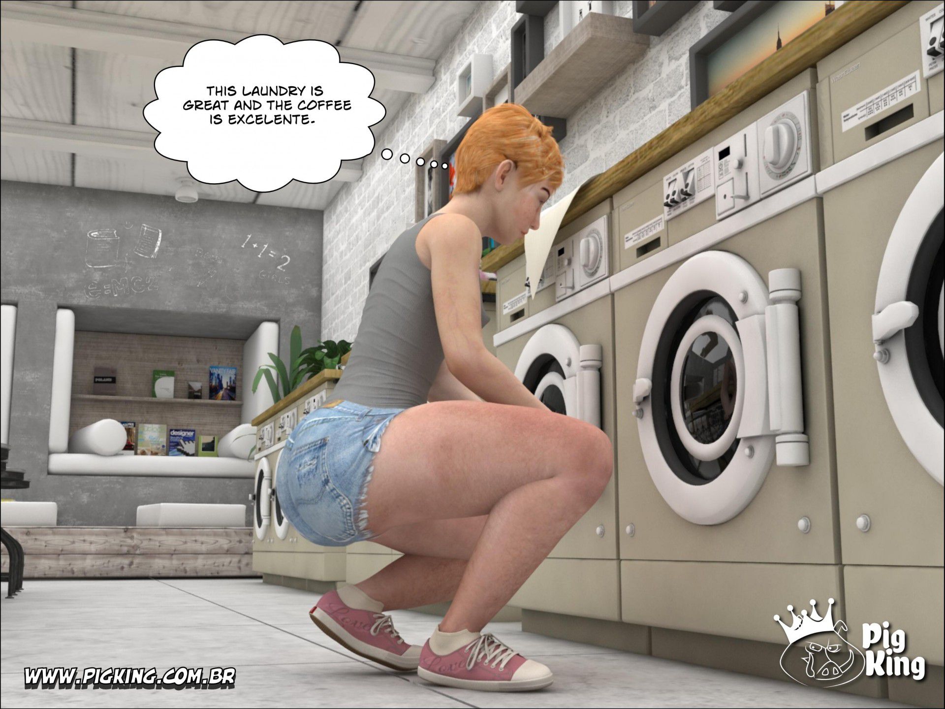 Coffee In The Laundry – Dominique [PigKing] 1 . Coffee In The Laundry - Dominique  - Chapter 1 [PigKing] – page 3