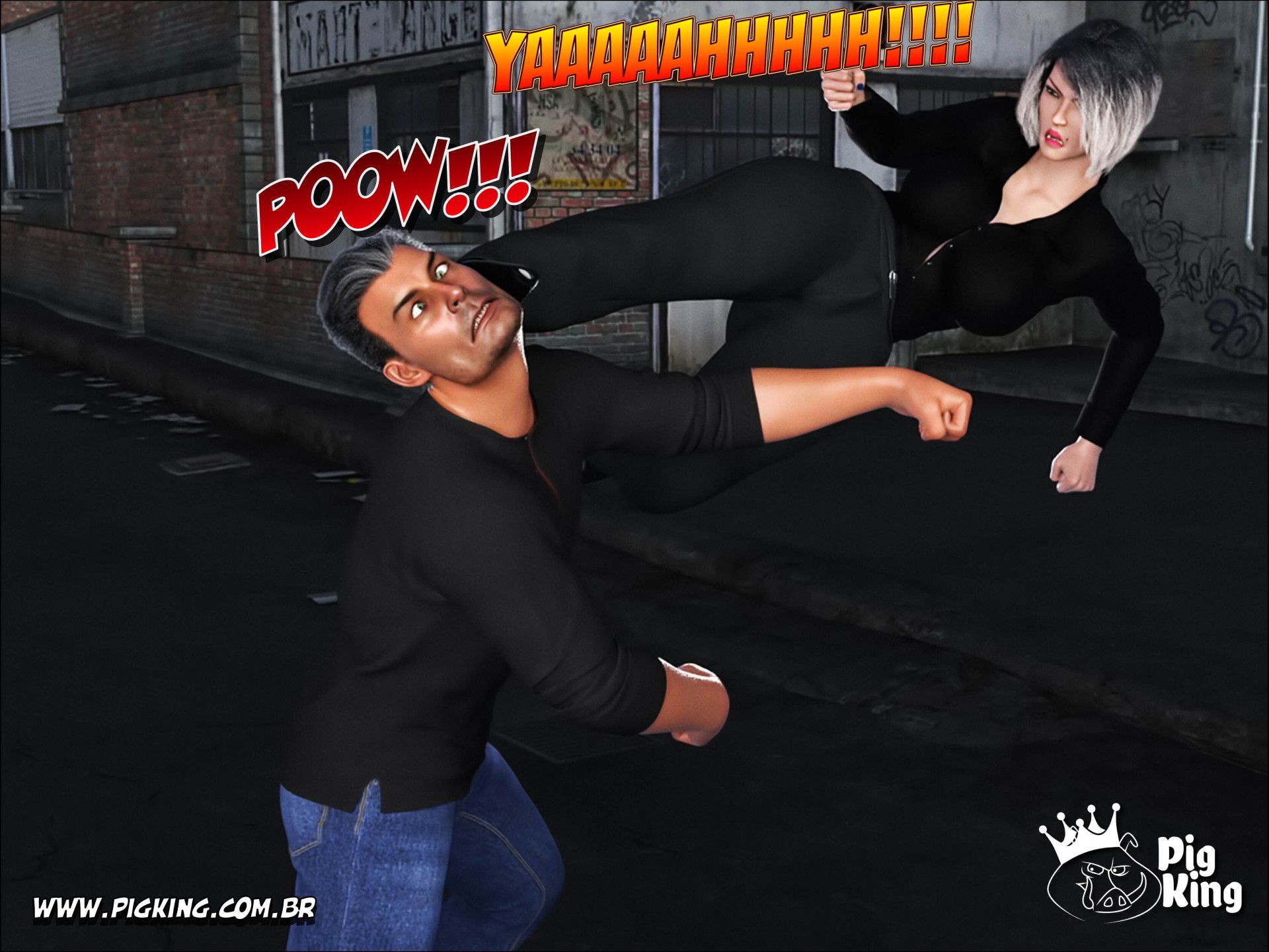 Dan Surprise – Alreon, Damaris, Alex [PigKing] 1 . Dan Surprise - Damaris, Alex - Chapter 1 [PigKing] – page 34