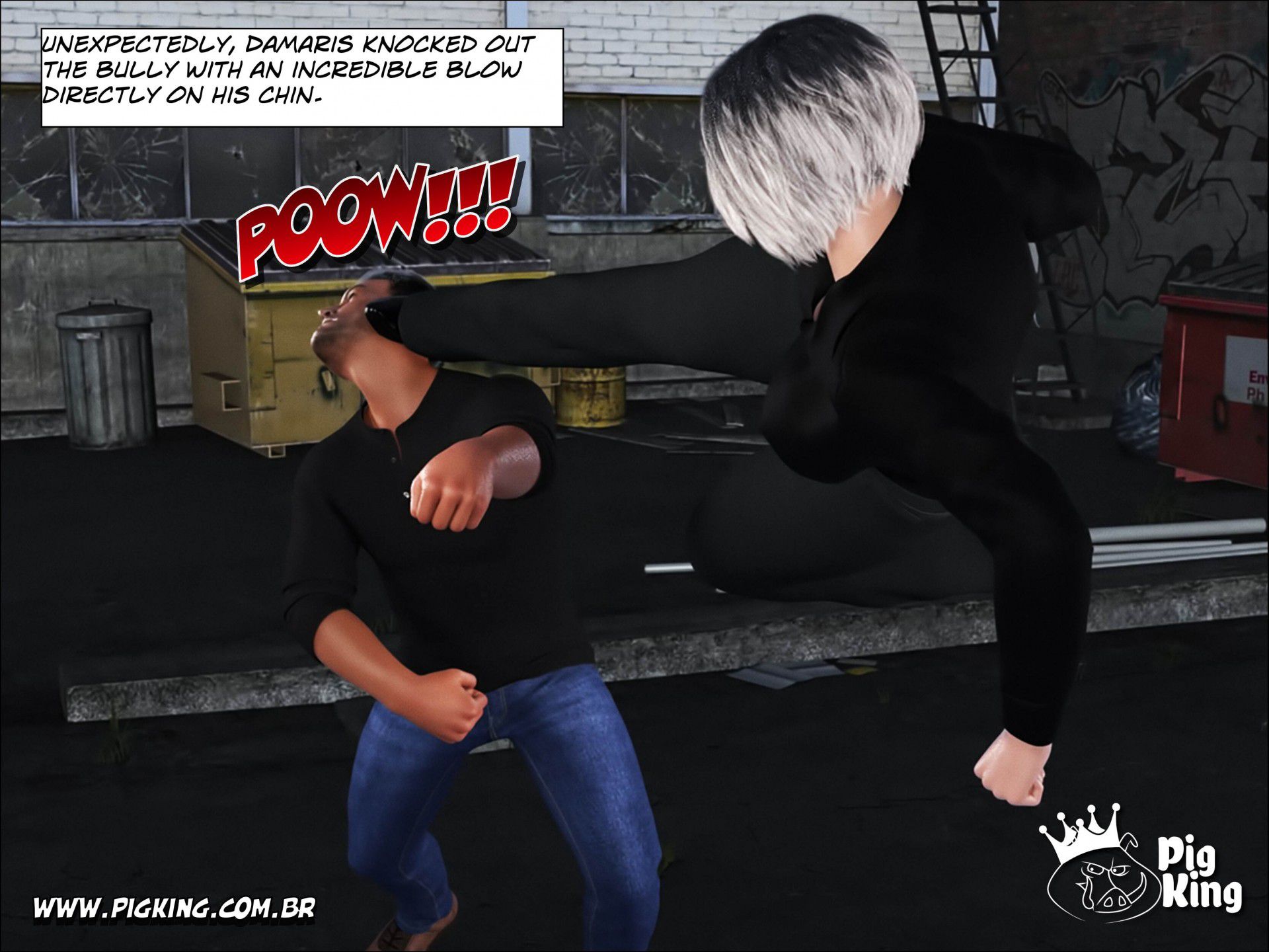 Dan Surprise – Alreon, Damaris, Alex [PigKing] 1 . Dan Surprise - Damaris, Alex - Chapter 1 [PigKing] – page 35