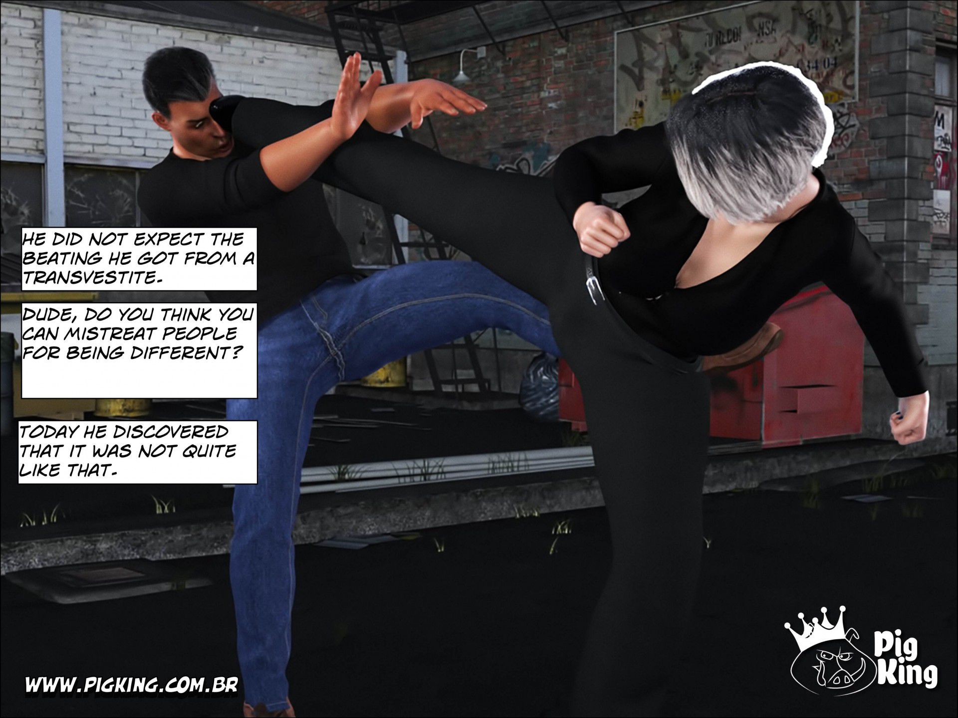 Dan Surprise – Alreon, Damaris, Alex [PigKing] 1 . Dan Surprise - Damaris, Alex - Chapter 1 [PigKing] – page 36