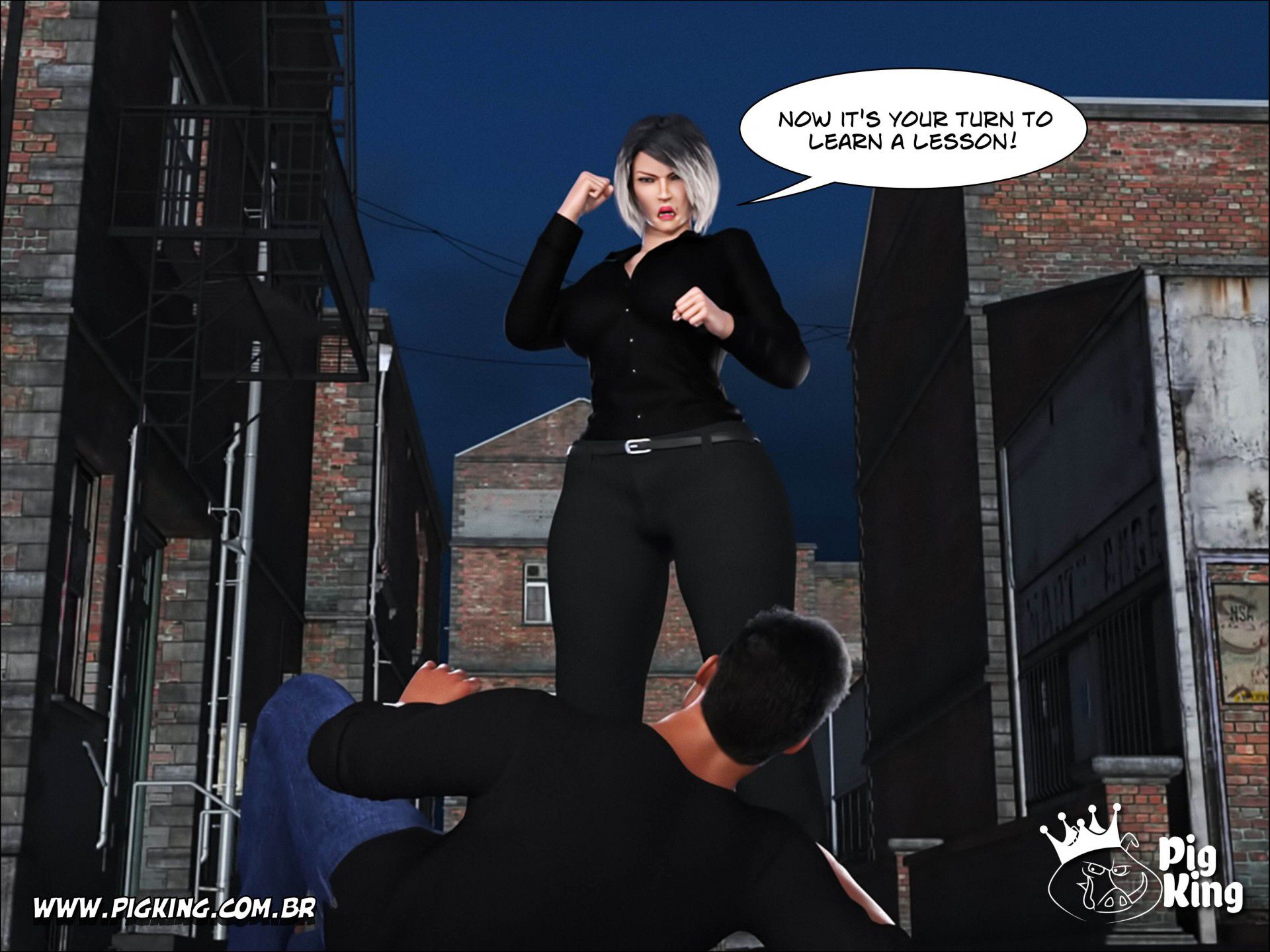 Dan Surprise – Alreon, Damaris, Alex [PigKing] 1 . Dan Surprise - Damaris, Alex - Chapter 1 [PigKing] – page 37