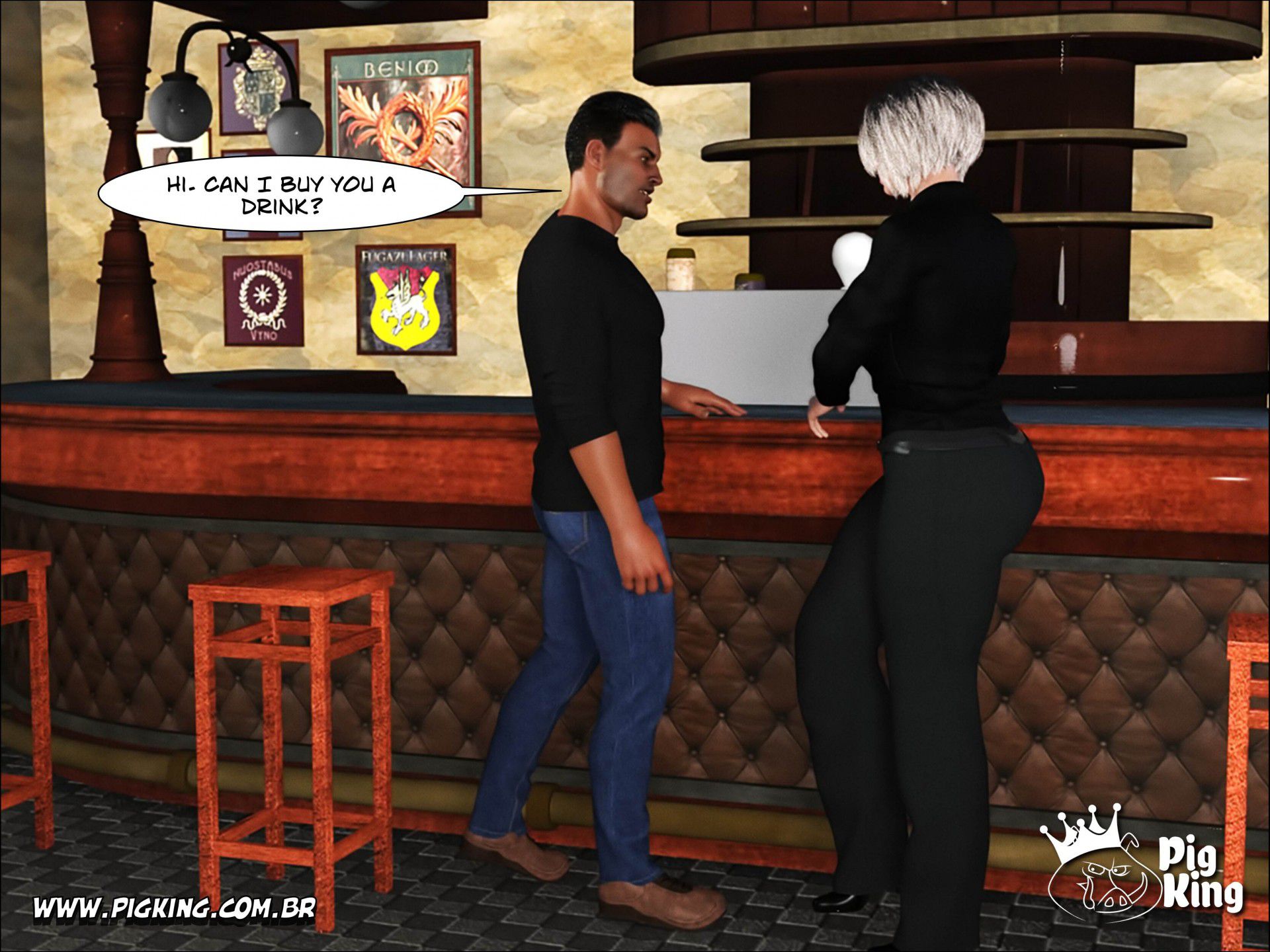 Dan Surprise – Alreon, Damaris, Alex [PigKing] 1 . Dan Surprise - Damaris, Alex - Chapter 1 [PigKing] – page 7