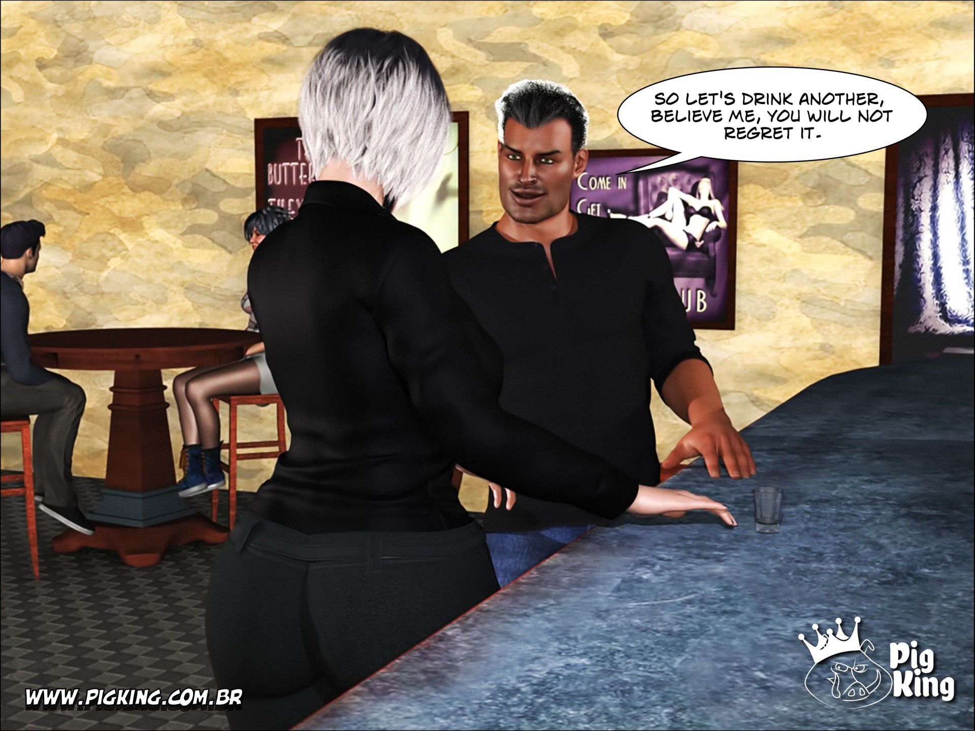 Dan Surprise – Alreon, Damaris, Alex [PigKing] 1 . Dan Surprise - Damaris, Alex - Chapter 1 [PigKing] – page 9