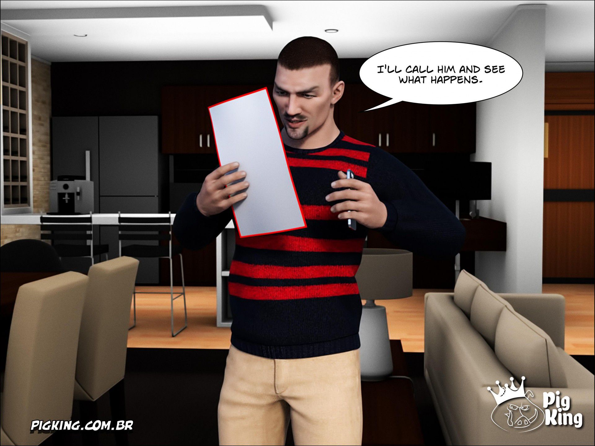Leonard And His Friends – Leonard, Nininho, Julian [PigKing] 2 . It's Only Good When It Hurts! - Nininho - Chapter 1 [PigKing] – page 38