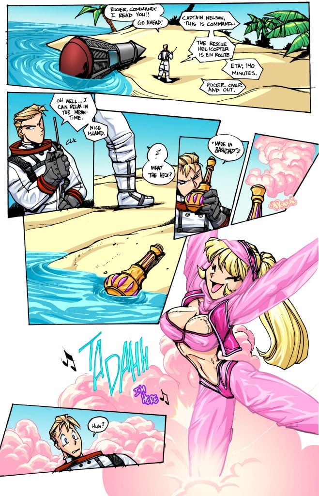 I Wet Dream Of Jenny (I Dream Of Jeannie) [Fred Perry] 1.5 . I Wet Dream Of Jenny - Incomplete Colored - Chapter 1 (I Dream Of Jeannie) [Fred Perry] – page 1