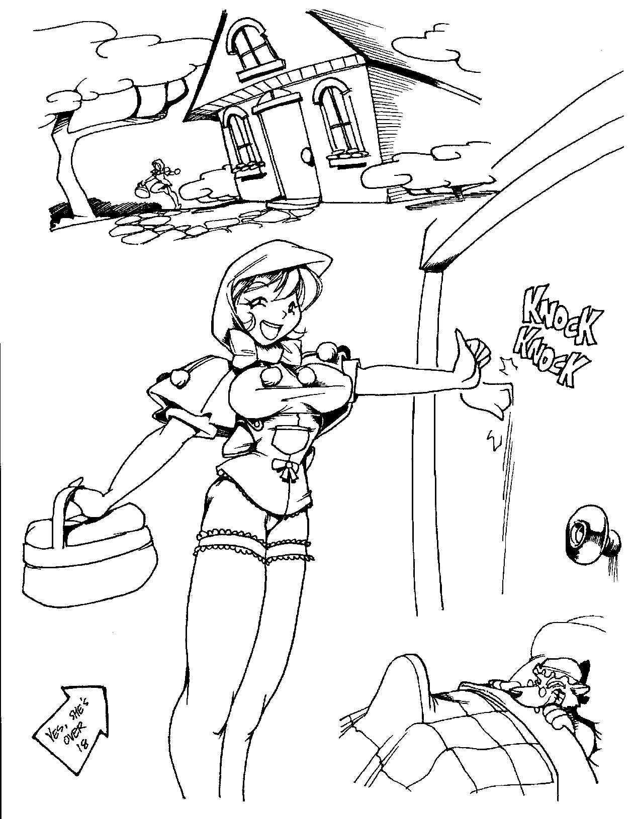 Riding Little Red (Red Riding Hood) [Fred Perry] 1 . Riding Little Red - Chapter 1 (Red Riding Hood) [Fred Perry] – page 2