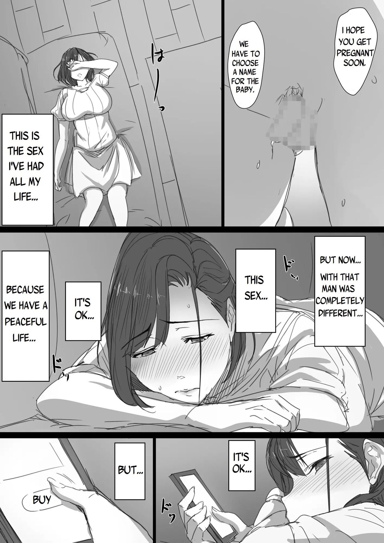 Kouman Tsuma ga Netorarete [Hari Poteto] 1 . Kouman Tsuma ga Netorarete  - Chapter 1 [Hari Poteto] – page 52