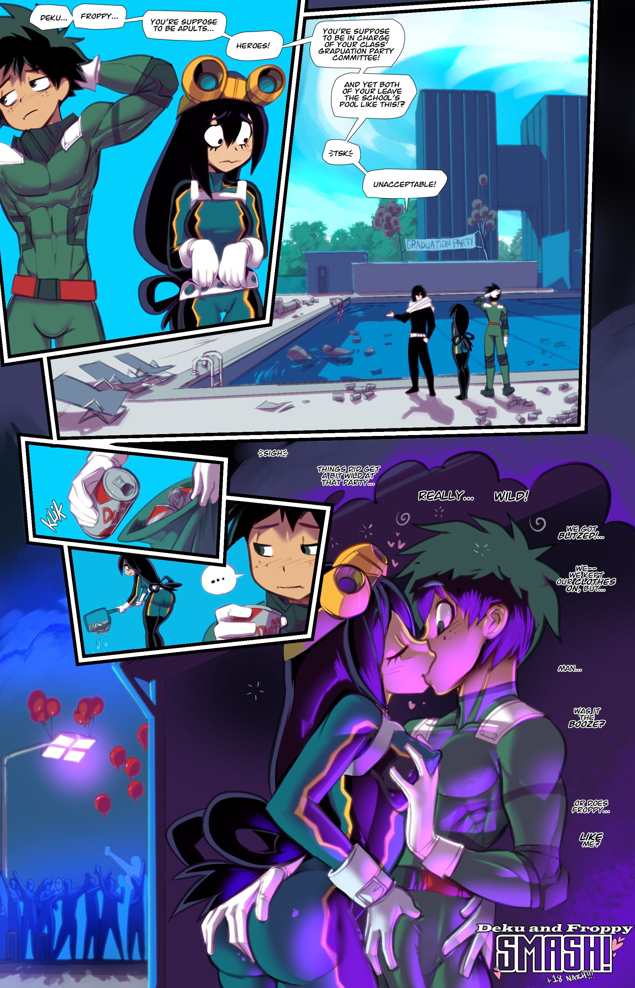 Deku and Froppy SMASH! (My Hero Academia) [Fred Perry] 2 . Deku and Froppy SMASH!  - Chapter 2 (My Hero Academia) [Fred Perry] – page 1