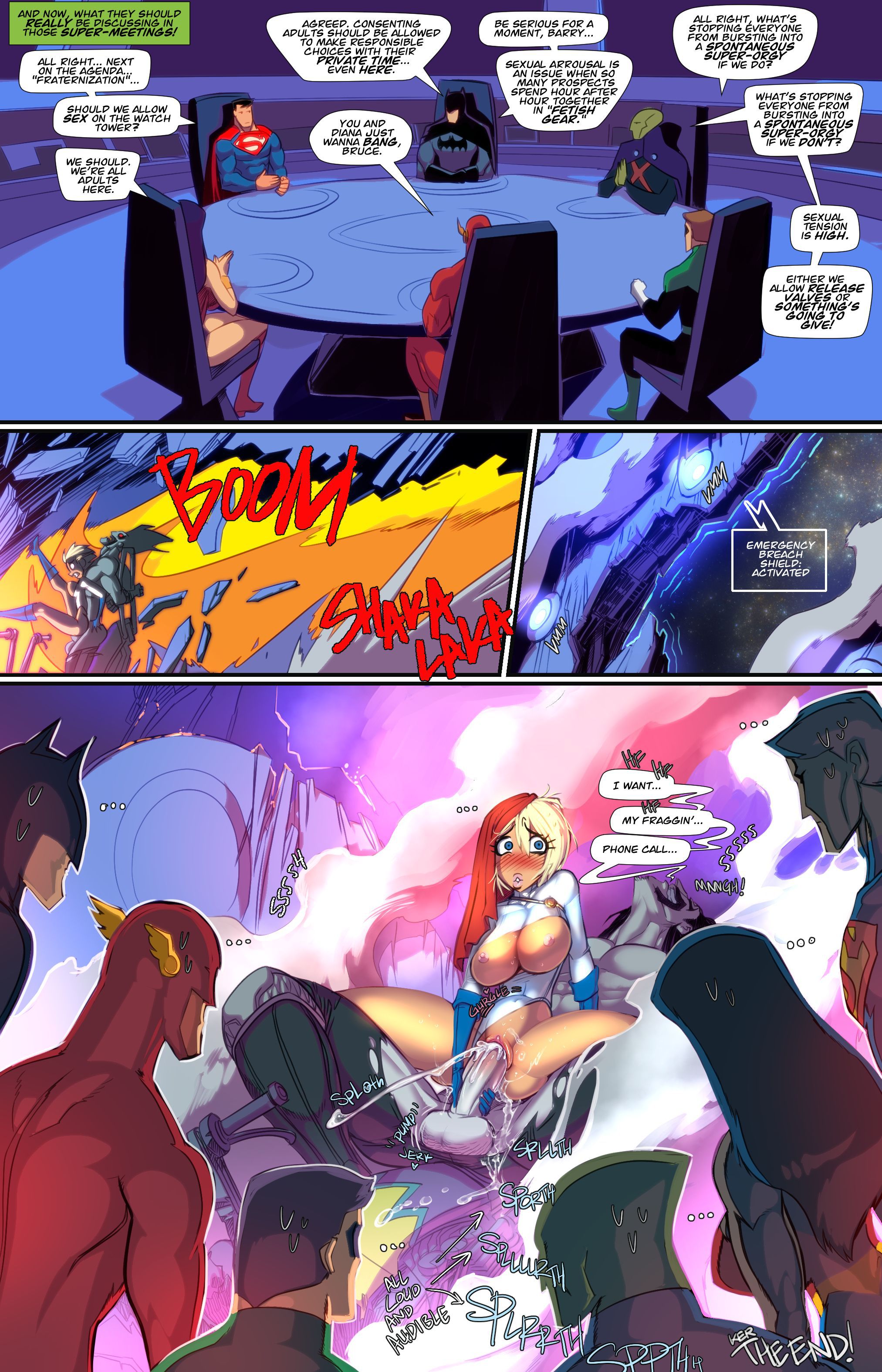 PowerGirl XXX Lobo (Power Girl) [Fred Perry] 1 . PowerGirl XXX Lobo - Chapter 1 (Power Girl) [Fred Perry] – page 7