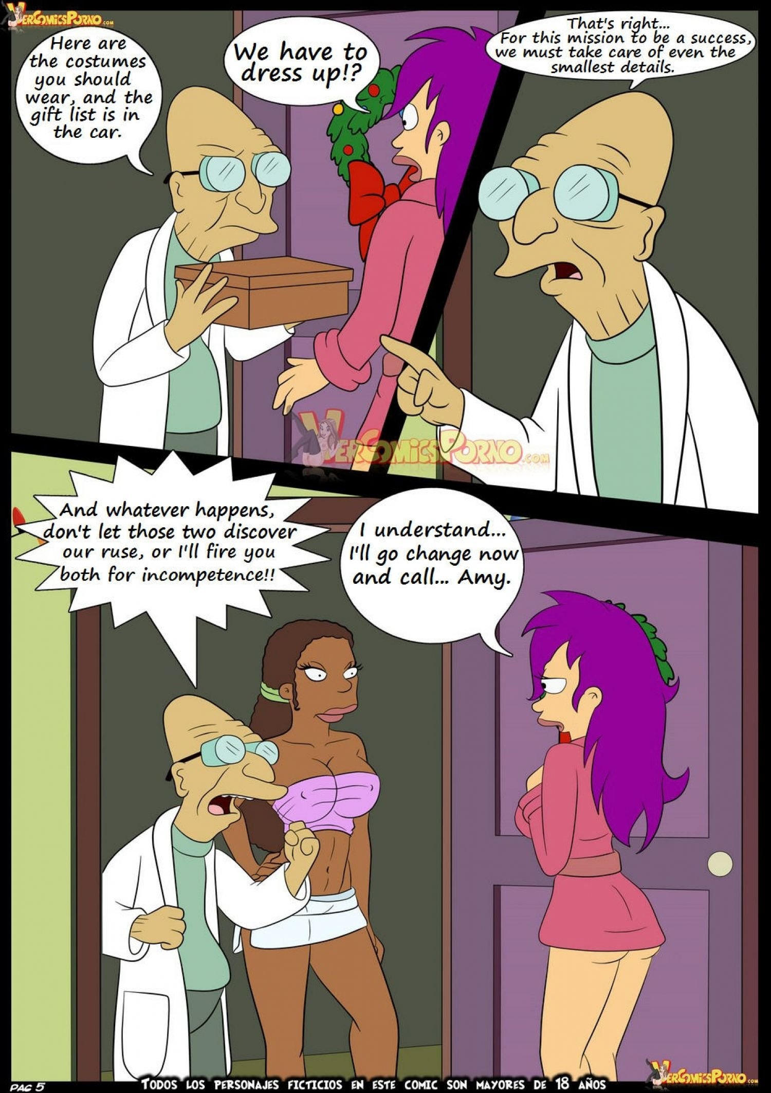 Christmas Delivery (Futurama) [Croc] 1 . Christmas Delivery - Chapter 1 (Futurama) [Croc] – page 6