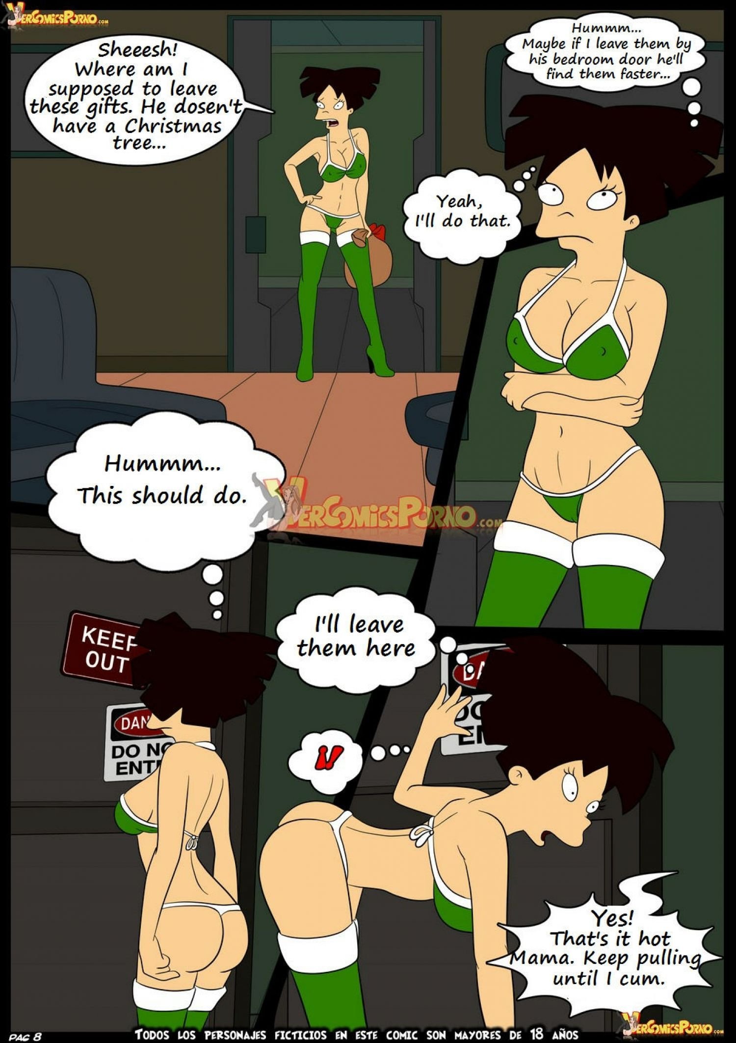 Christmas Delivery (Futurama) [Croc] 1 . Christmas Delivery - Chapter 1 (Futurama) [Croc] – page 9