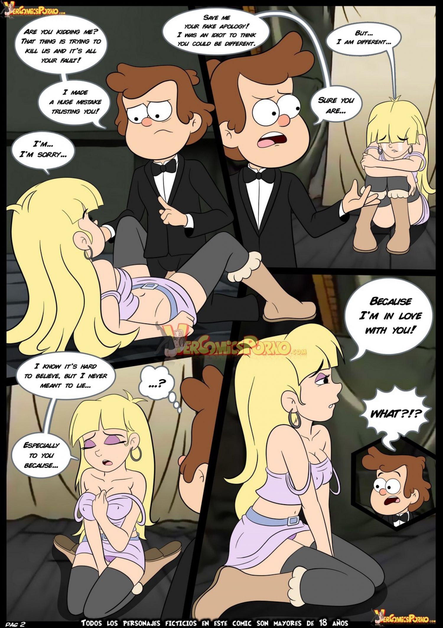Gravity Fucks (Gravity Falls) [Croc] 1 . Gravity Fucks - Chapter 1 (Gravity Falls) [Croc] – page 3