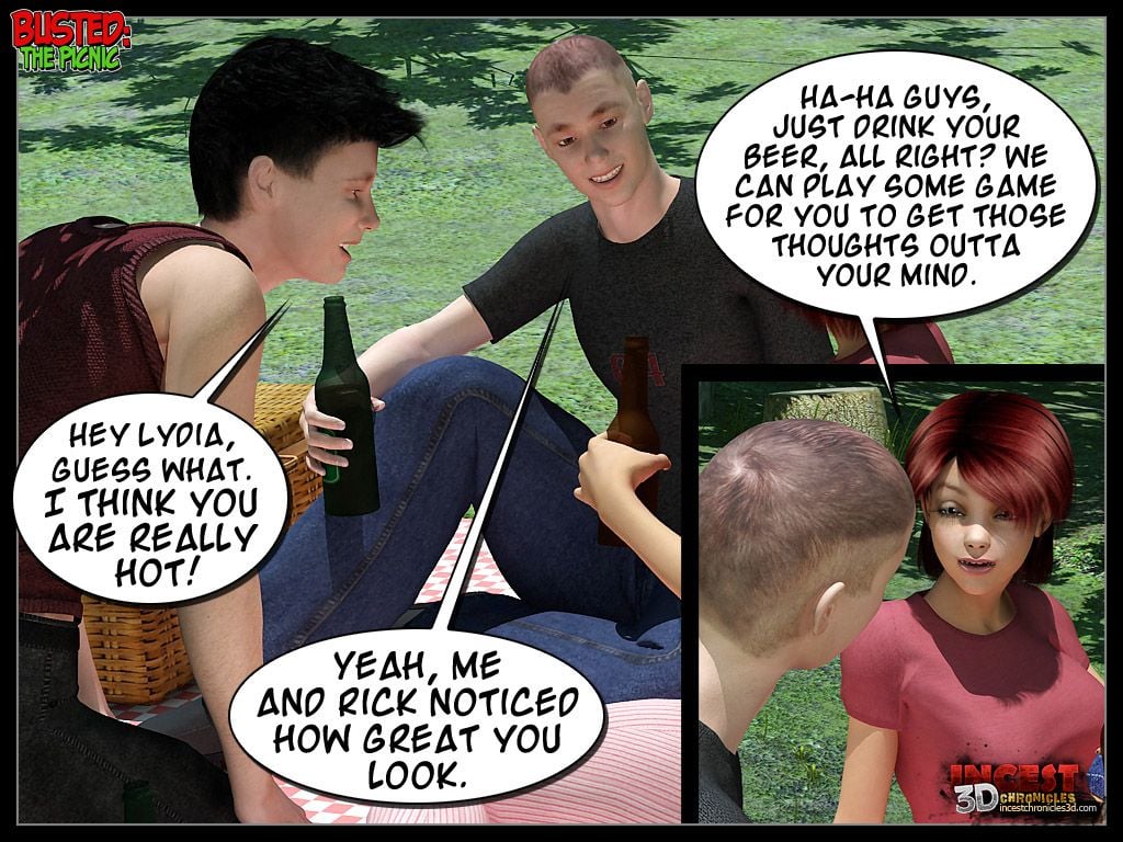 Busted [IncestChronicles3D] 1 . Busted - The Picnic - Chapter 1 [IncestChronicles3D] – page 12