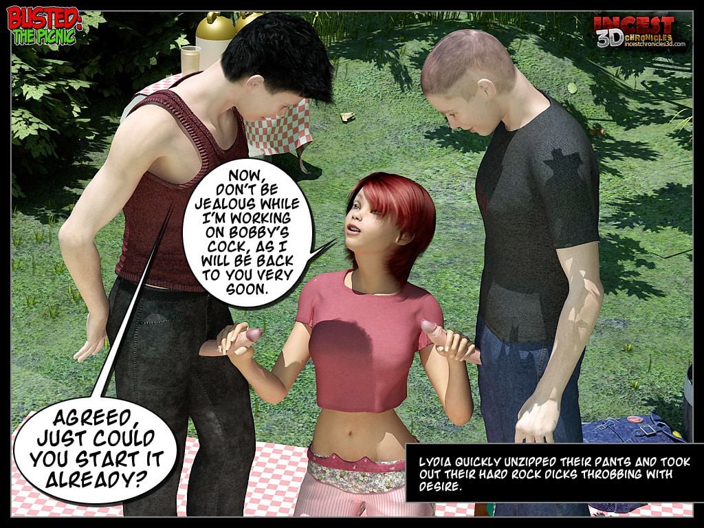 Busted [IncestChronicles3D] 1 . Busted - The Picnic - Chapter 1 [IncestChronicles3D] – page 19