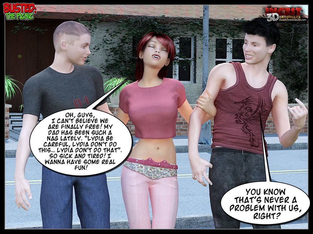 Busted [IncestChronicles3D] 1 . Busted - The Picnic - Chapter 1 [IncestChronicles3D] – page 9