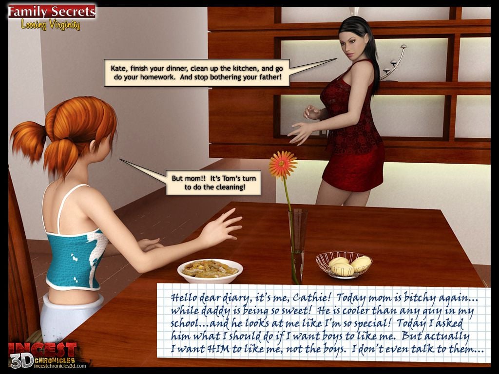 Family Secrets [IncestChronicles3D] 1 . Family Secrets - Loosing Virginity - Chapter 1 [IncestChronicles3D] – page 3