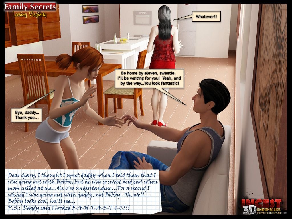 Family Secrets [IncestChronicles3D] 1 . Family Secrets - Loosing Virginity - Chapter 1 [IncestChronicles3D] – page 41