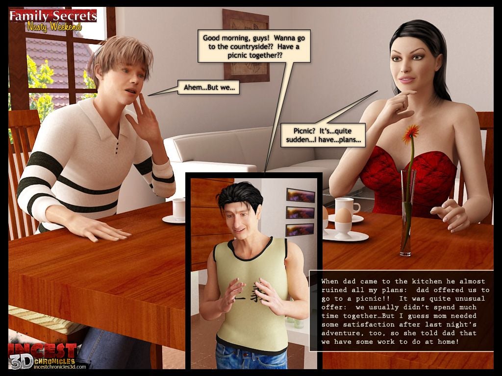 Family Secrets [IncestChronicles3D] 2 . Family Secrets - Nasty Weekend - Chapter 2 [IncestChronicles3D] – page 17
