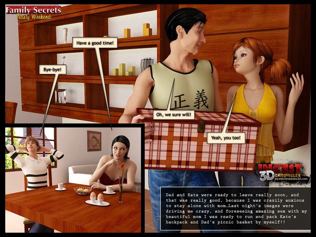 Family Secrets [IncestChronicles3D] 2 . Family Secrets - Nasty Weekend - Chapter 2 [IncestChronicles3D] – page 19