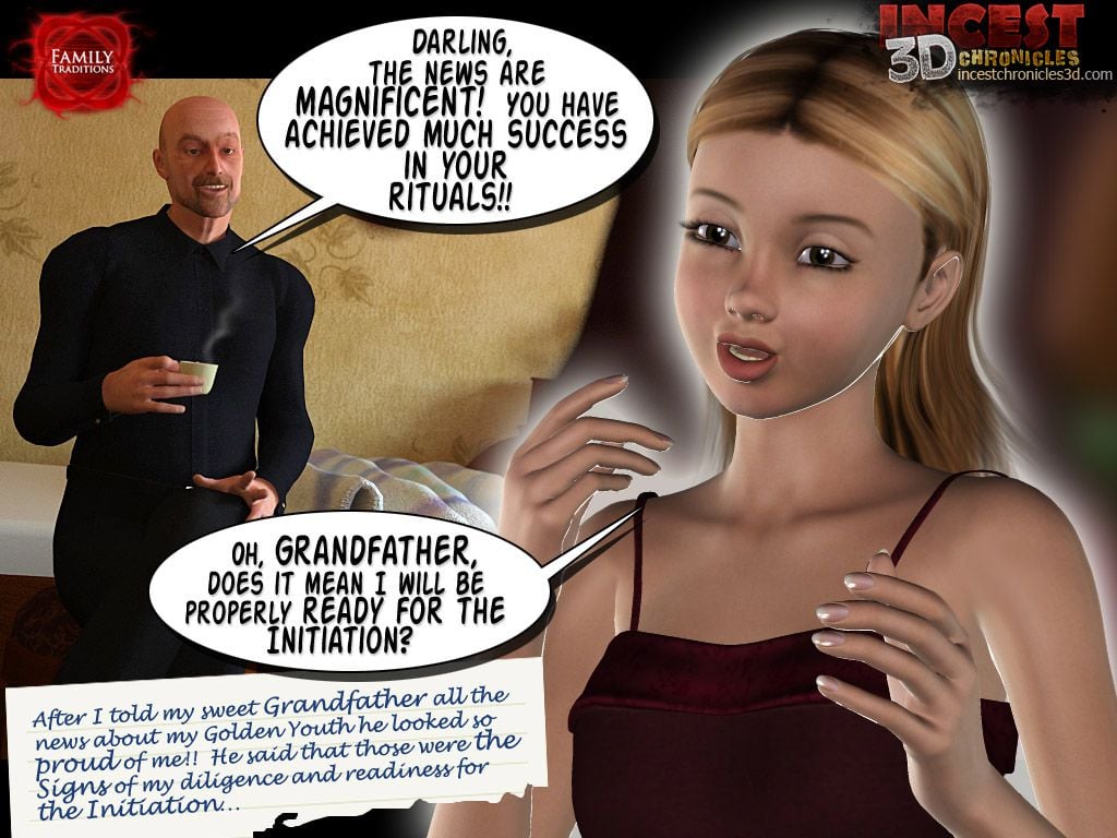 Family Traditions [IncestChronicles3D] 1 . Family Traditions - The Preparation - Chapter 1 [IncestChronicles3D] – page 12