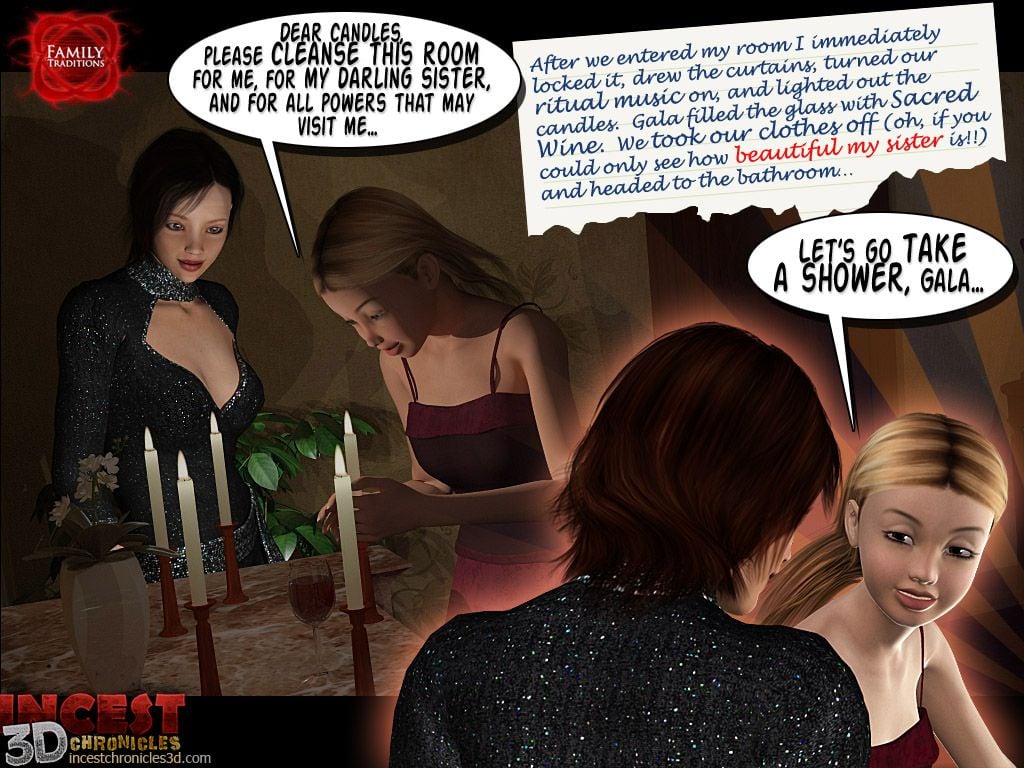 Family Traditions [IncestChronicles3D] 1 . Family Traditions - The Preparation - Chapter 1 [IncestChronicles3D] – page 41