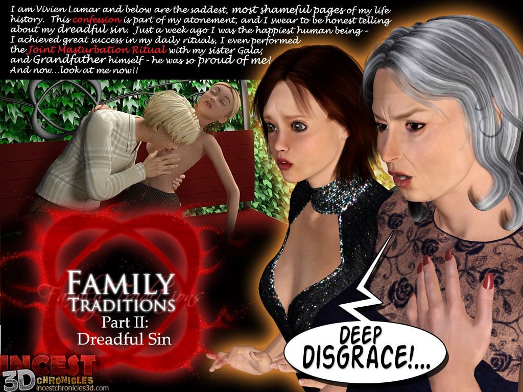 Family Traditions [IncestChronicles3D] 2 . Family Traditions - Dreadful Sin - Chapter 2 [IncestChronicles3D] – page 1