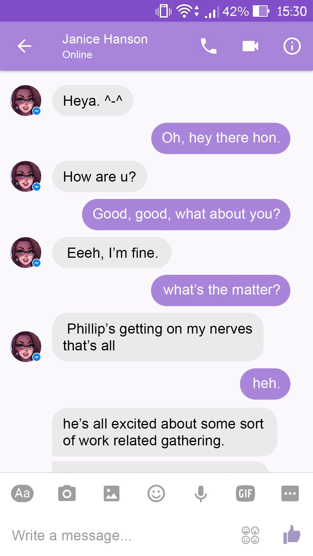 Chat With Janice [Romulo Melkor Mancin] 1 . Chat With Janice - Chapter 1 [Romulo Melkor Mancin] – page 1