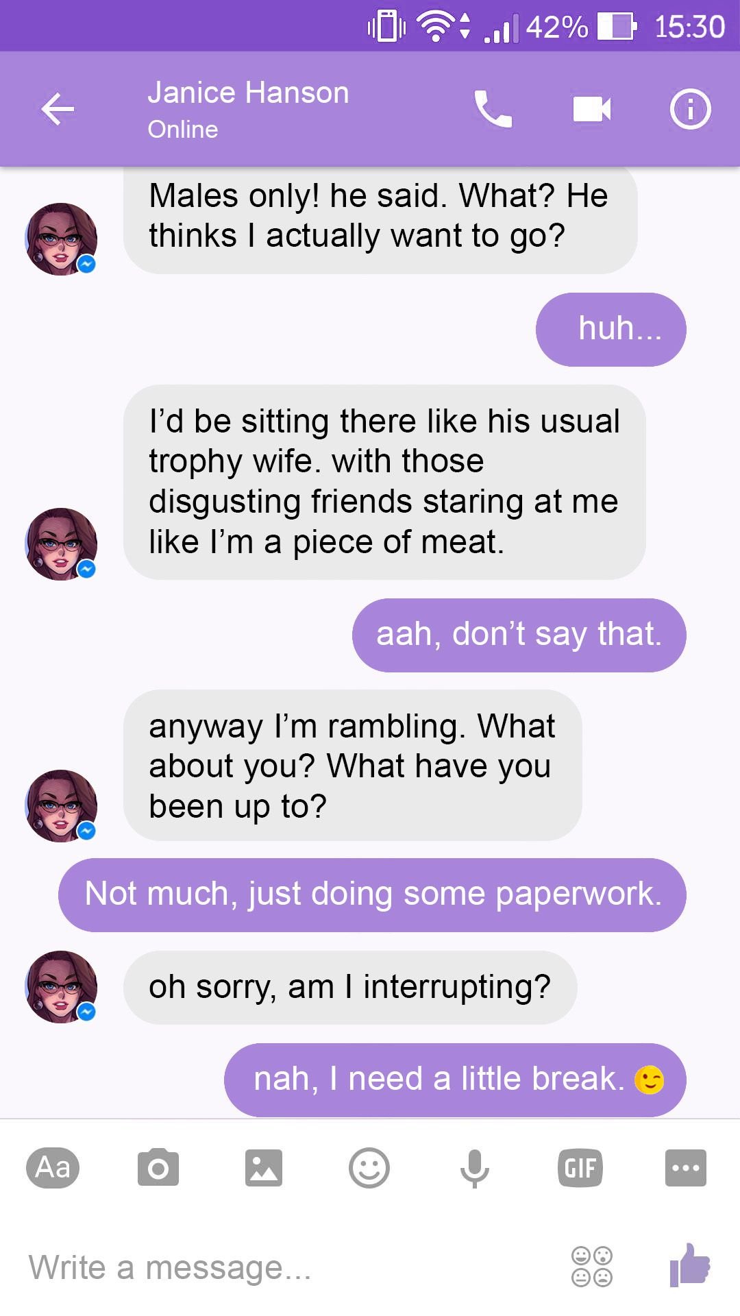 Chat With Janice [Romulo Melkor Mancin] 1 . Chat With Janice - Chapter 1 [Romulo Melkor Mancin] – page 2