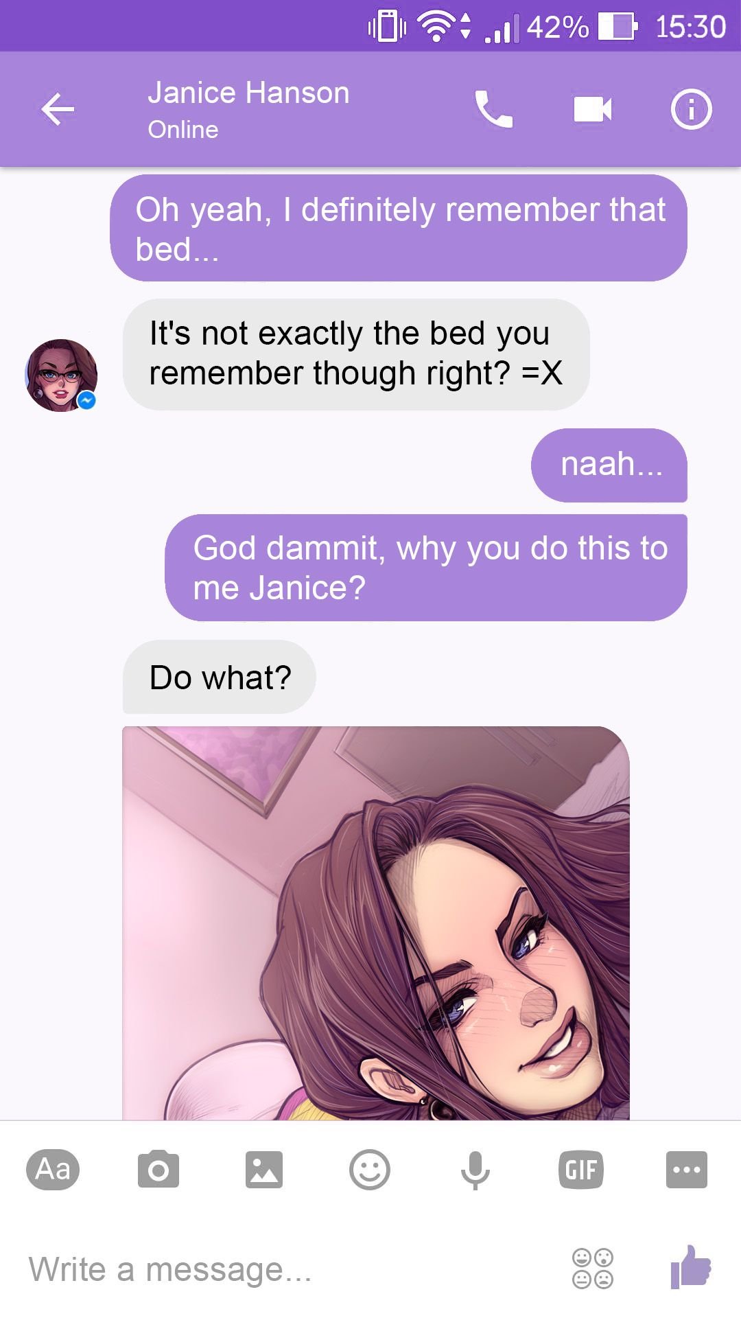 Chat With Janice [Romulo Melkor Mancin] 1 . Chat With Janice - Chapter 1 [Romulo Melkor Mancin] – page 7