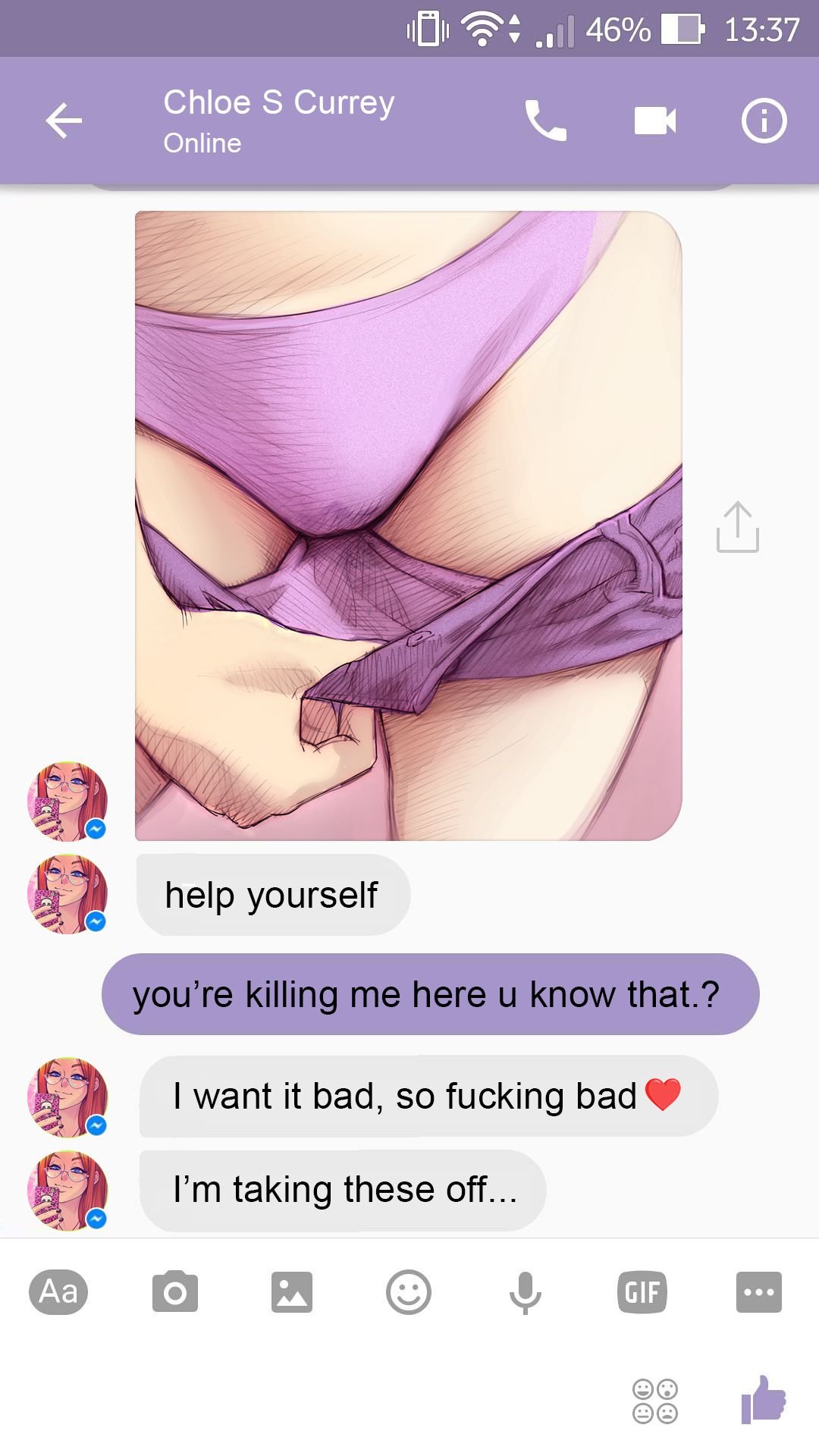 A Chat With Chloe [Romulo Melkor Mancin] 1 . A Chat With Chloe - Text Message [Romulo Melkor Mancin] – page 15