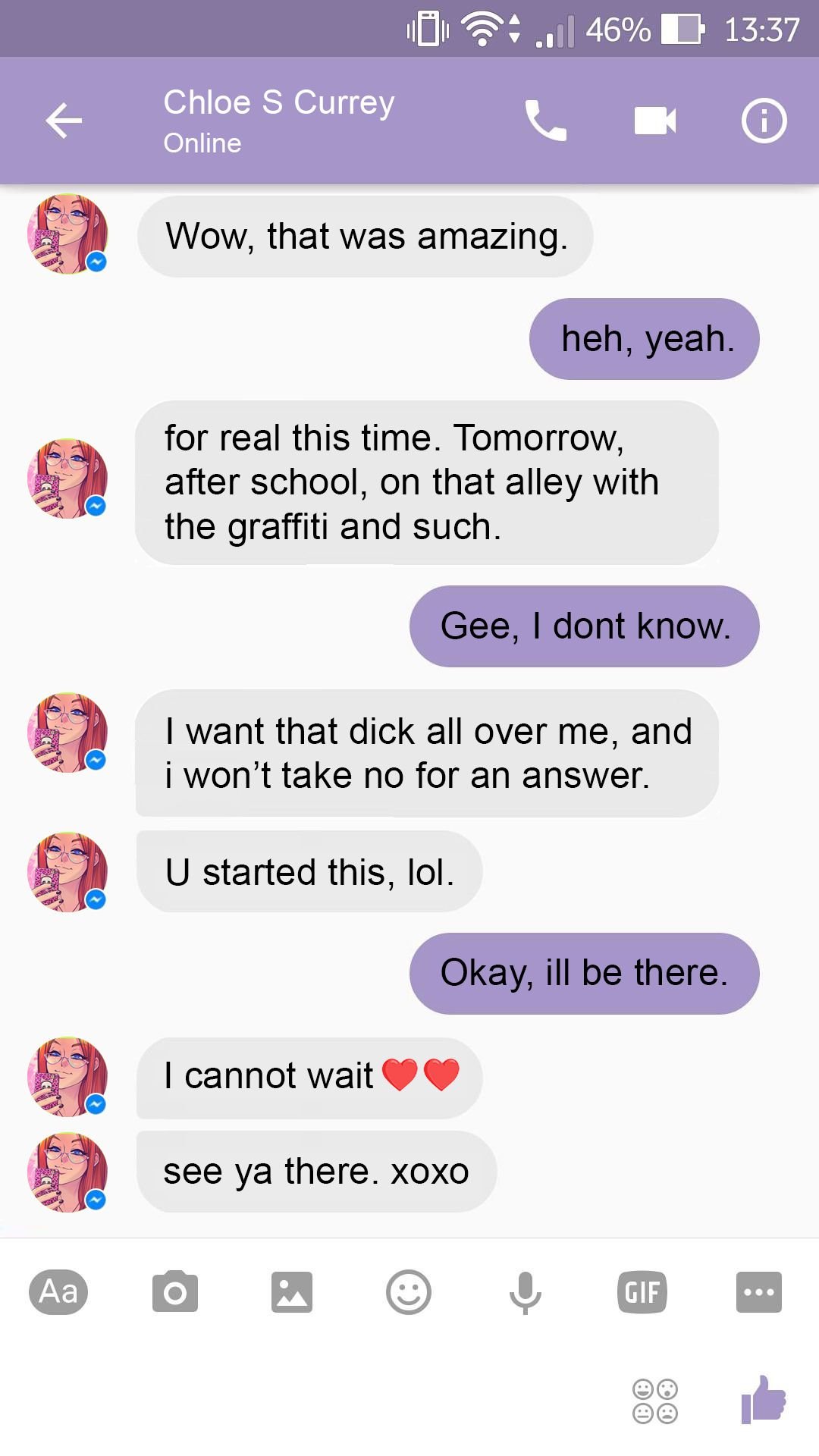 A Chat With Chloe [Romulo Melkor Mancin] 1 . A Chat With Chloe - Text Message [Romulo Melkor Mancin] – page 25