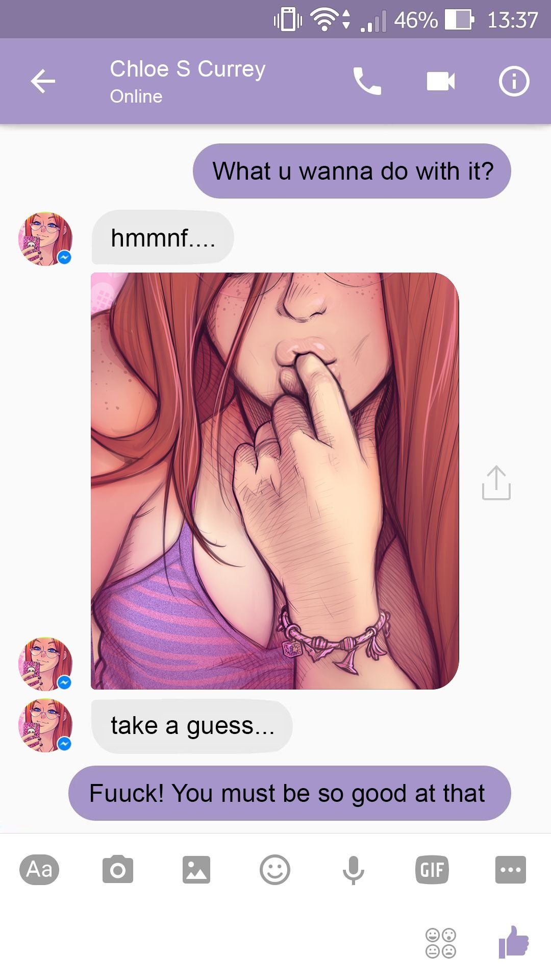A Chat With Chloe [Romulo Melkor Mancin] 1 . A Chat With Chloe - Text Message [Romulo Melkor Mancin] – page 7